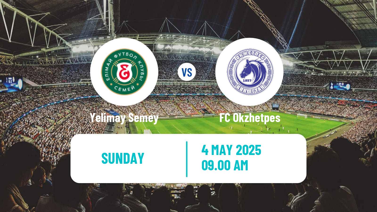 Soccer Kazakh Premier League Yelimay Semey - Okzhetpes