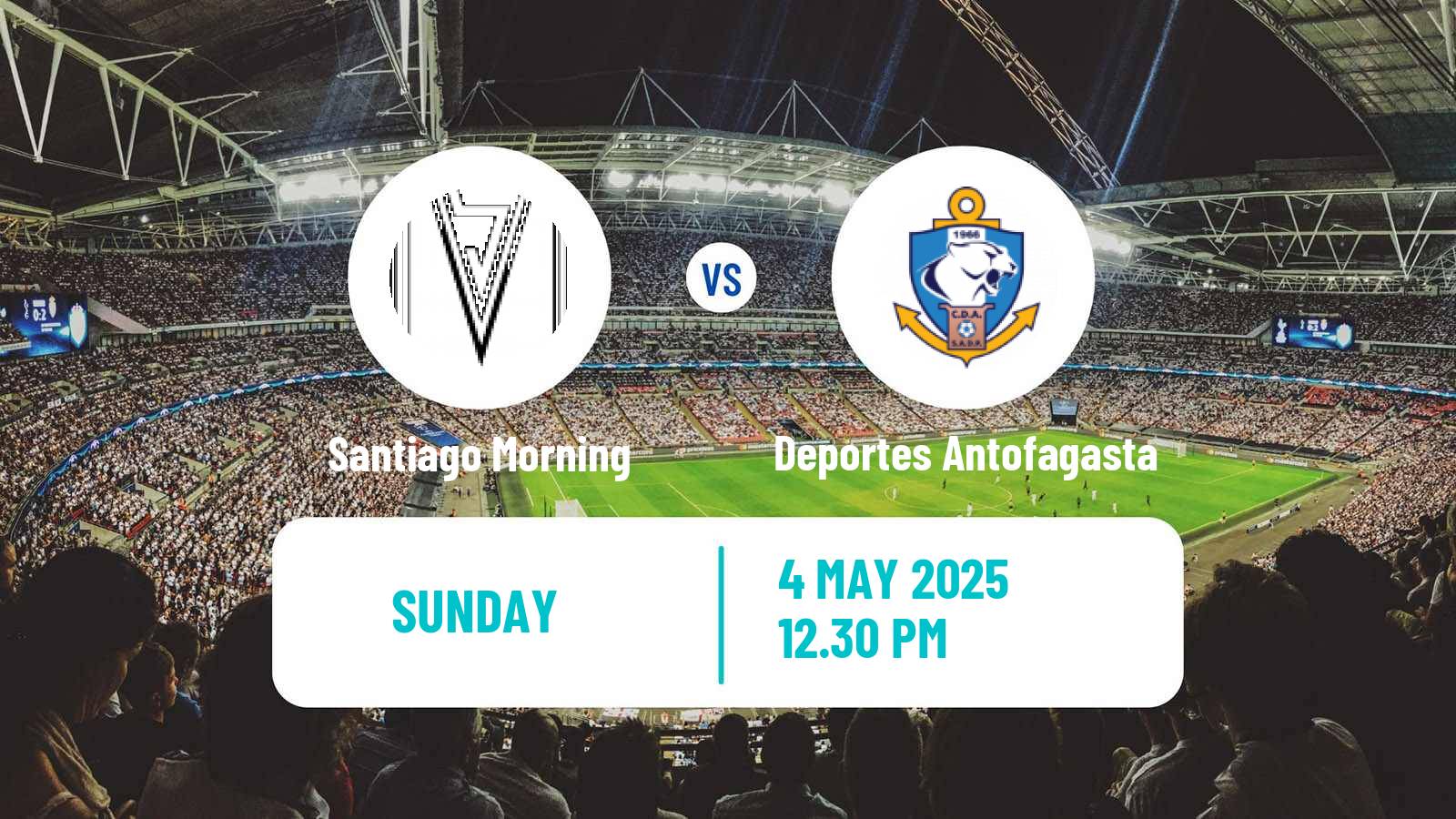 Soccer Chilean Primera B Santiago Morning - Deportes Antofagasta