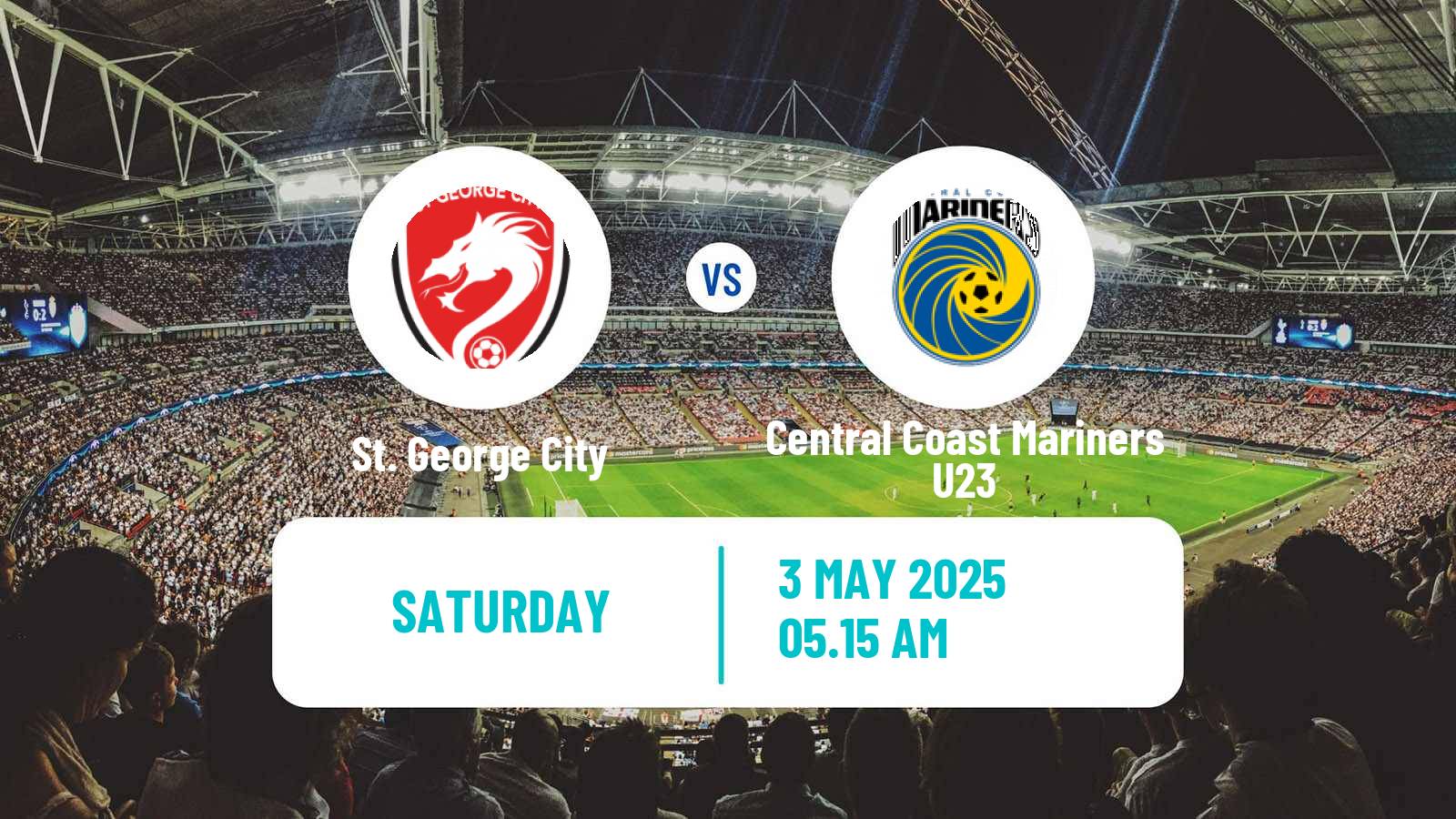 Soccer Australian NPL NSW St. George City - Central Coast Mariners U23