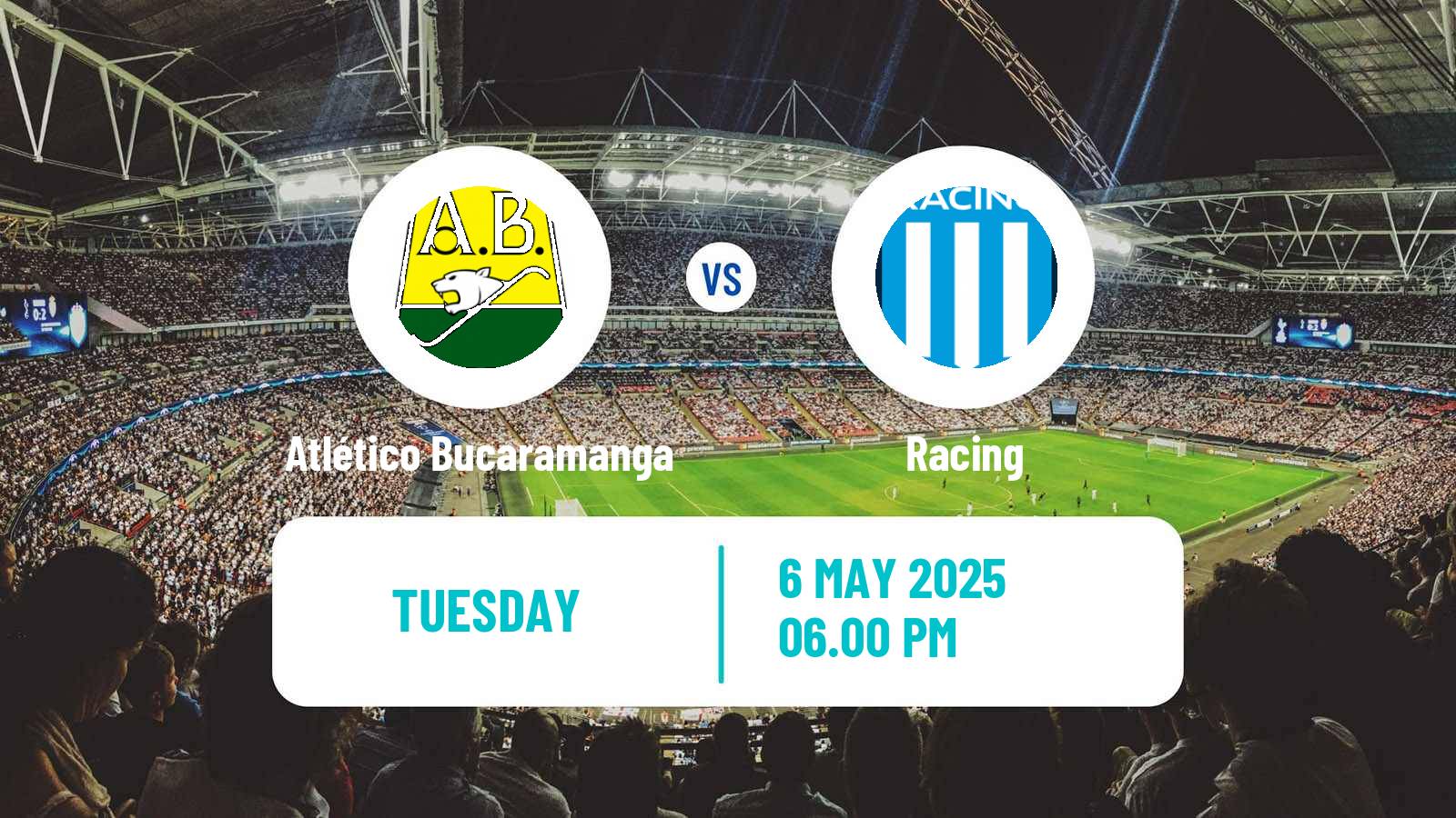Soccer Copa Libertadores Atlético Bucaramanga - Racing