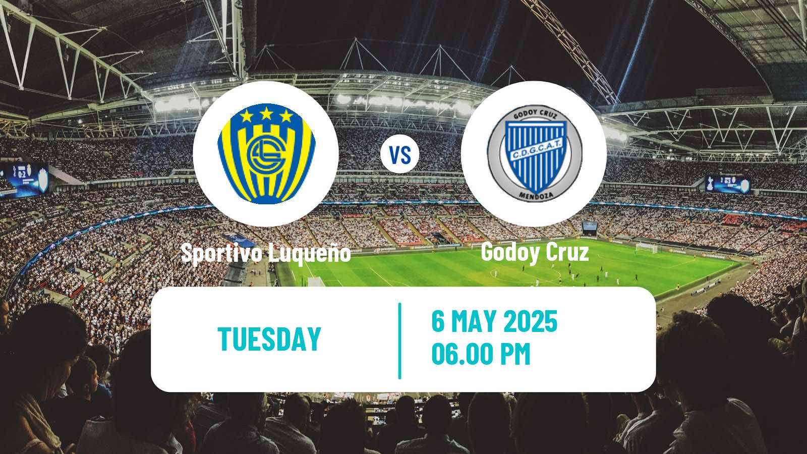 Soccer Copa Sudamericana Sportivo Luqueño - Godoy Cruz