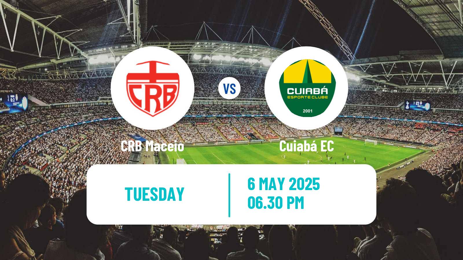 Soccer Brazilian Serie B CRB Maceio - Cuiabá