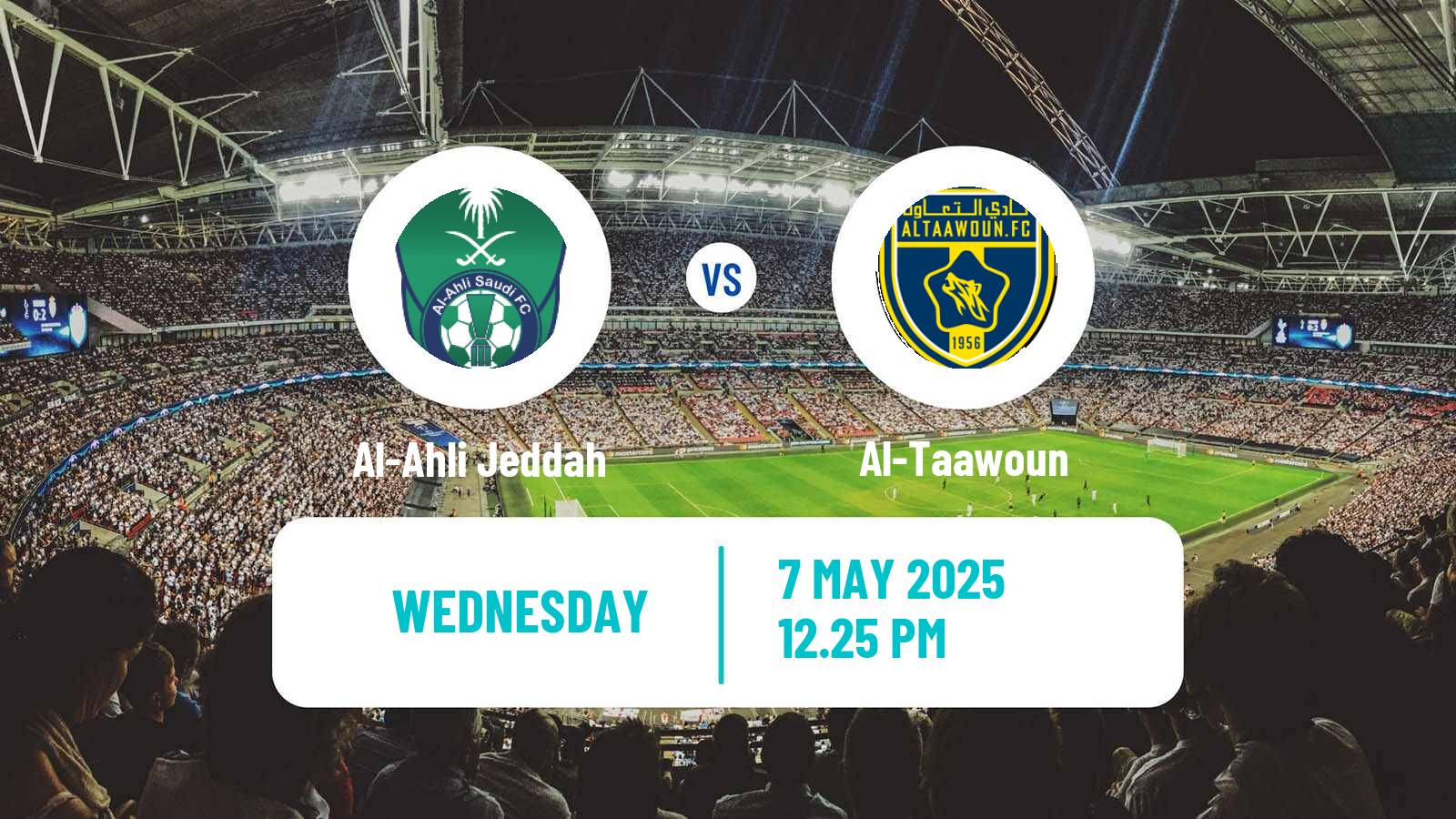 Soccer Saudi Professional League Al-Ahli Jeddah - Al-Taawoun
