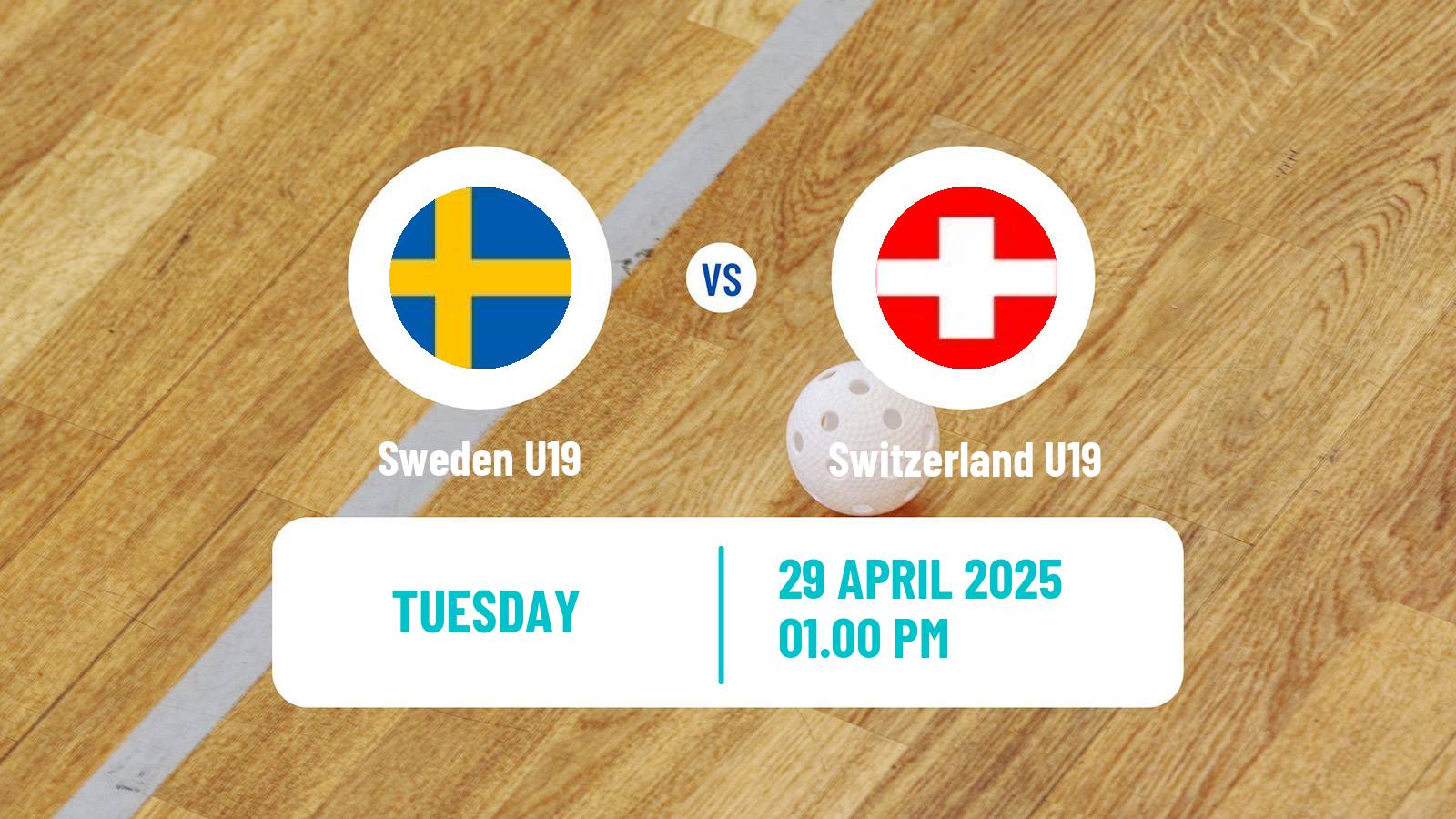 Floorball World Championship Floorball U19 Sweden U19 - Switzerland U19