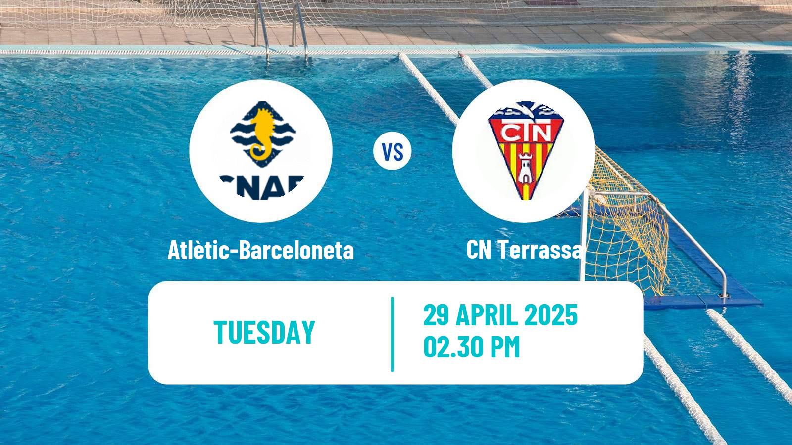 Water polo Spanish Liga Premaat Atlètic-Barceloneta - Terrassa