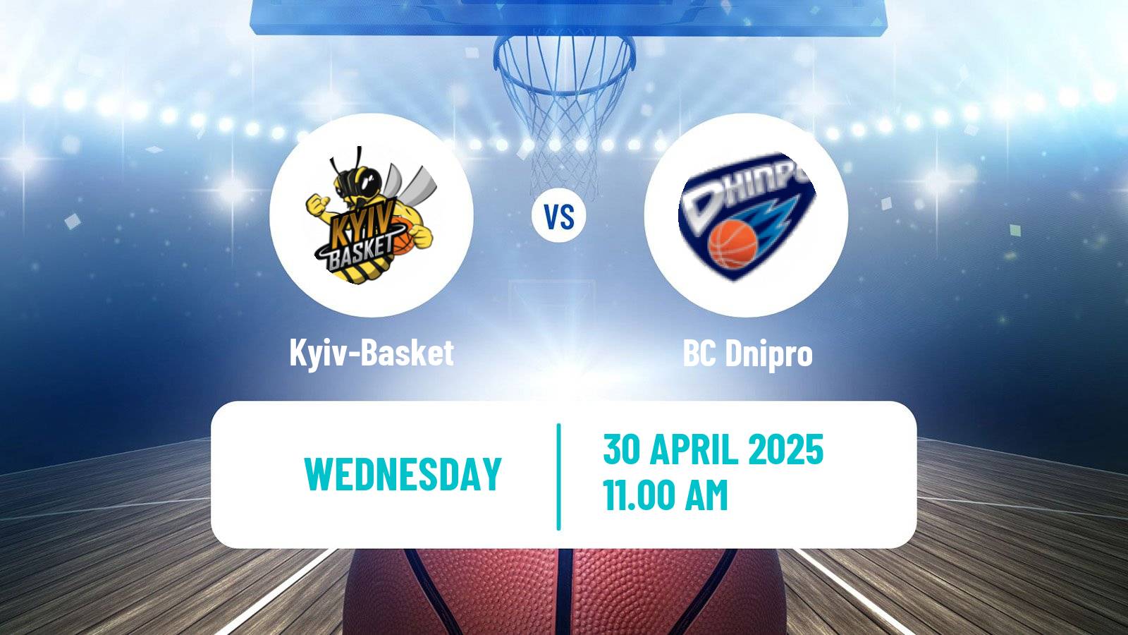 Basketball Ukrainian FBU Super League Kyiv-Basket - Dnipro
