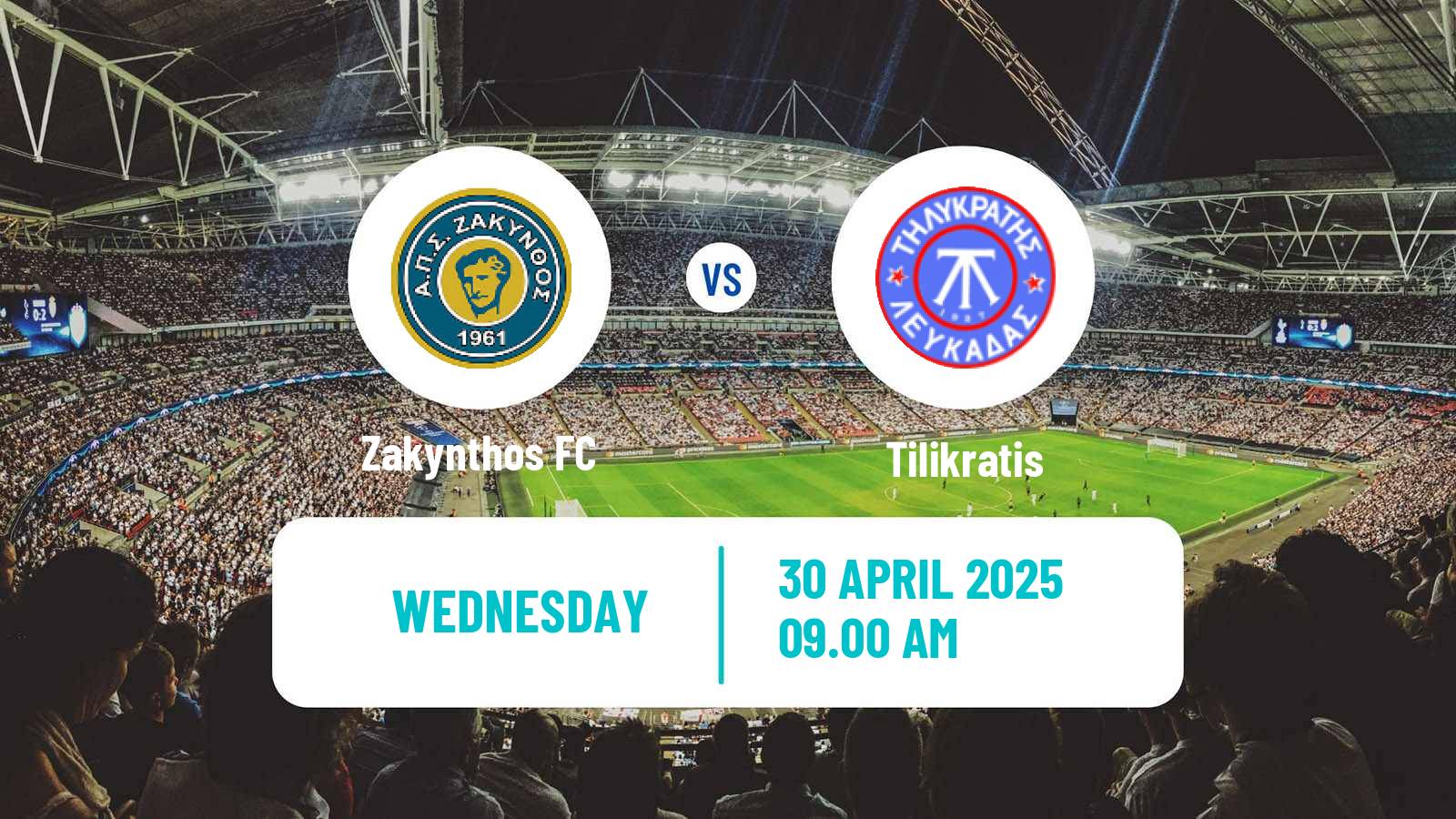 Soccer Greek Gamma Ethniki - Group 2 Zakynthos - Tilikratis