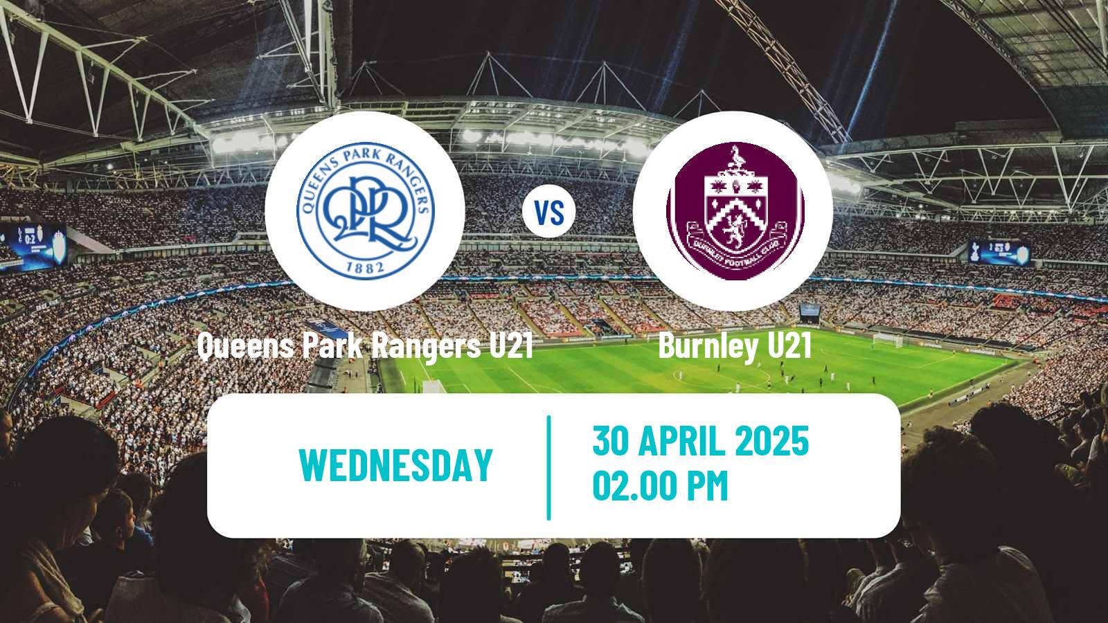 Soccer English Premier League Cup Queens Park Rangers U21 - Burnley U21