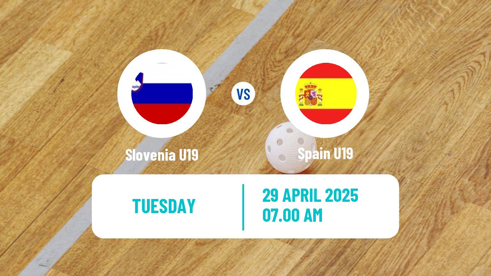 Floorball World Championship Floorball U19 Slovenia U19 - Spain U19