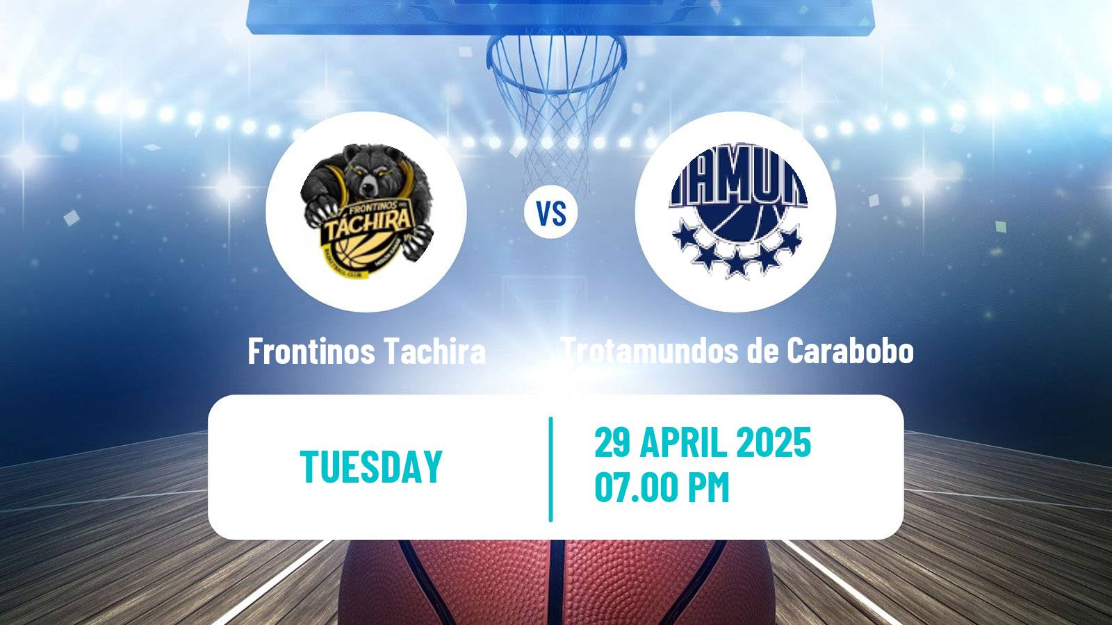 Basketball Venezuelan Superliga Basketball Frontinos Tachira - Trotamundos de Carabobo