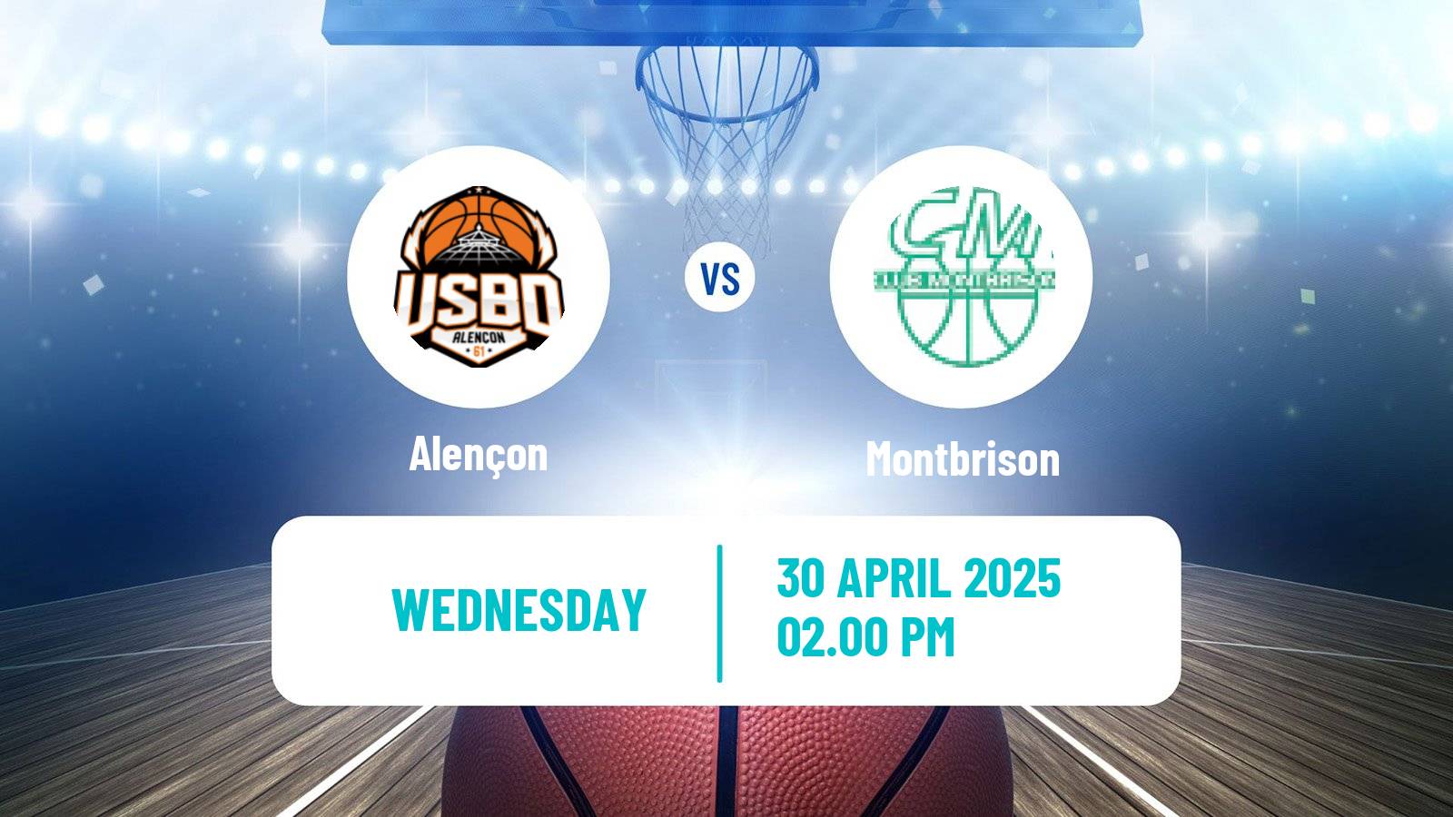 Basketball French Ligue 2 Basketball Women Alençon - Montbrison
