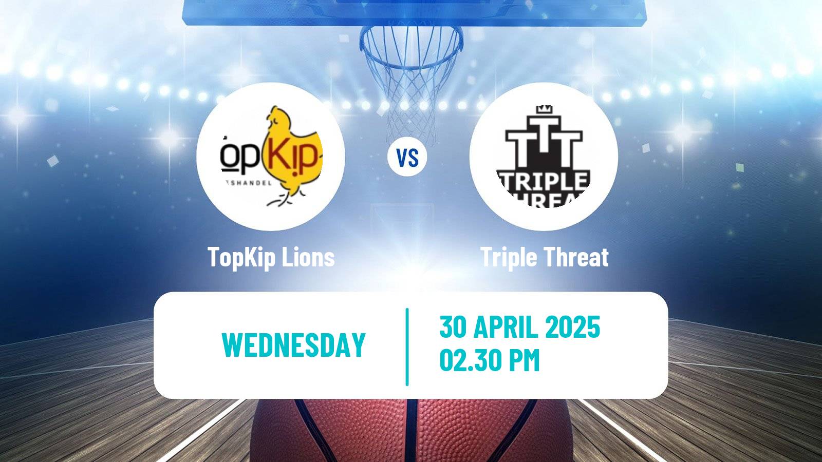 Basketball Dutch WBL Basketball TopKip Lions - Triple Threat