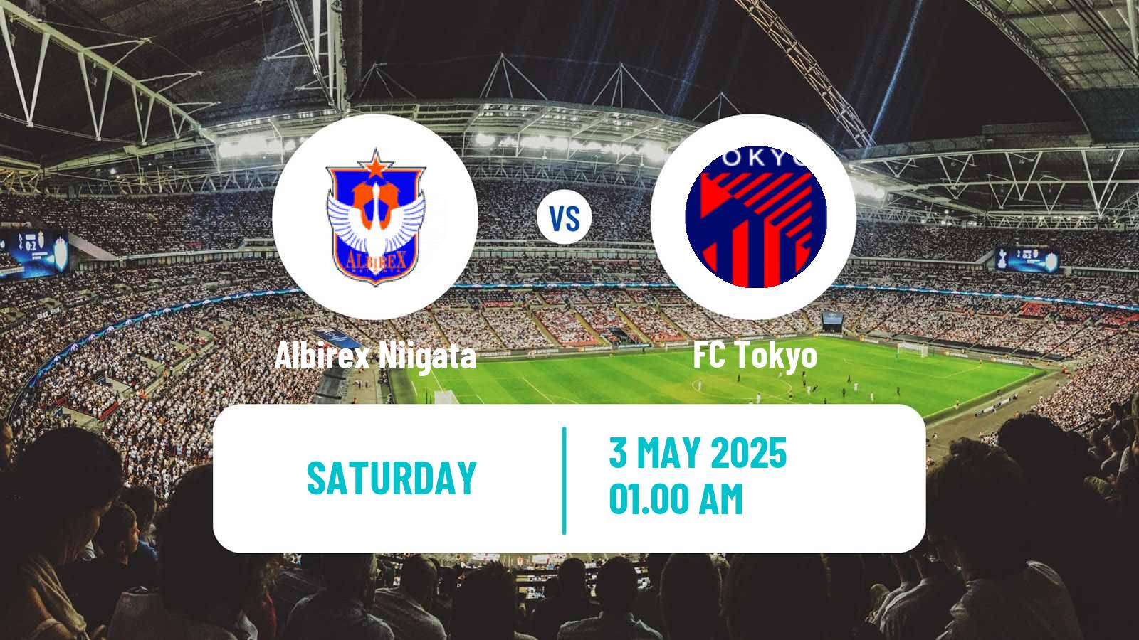 Soccer Japan J1 League Albirex Niigata - Tokyo