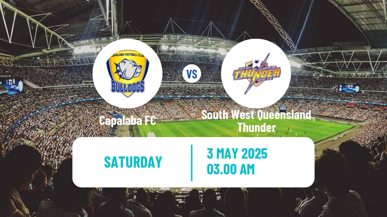 Soccer Australian Queensland Premier League Capalaba - South West Queensland Thunder