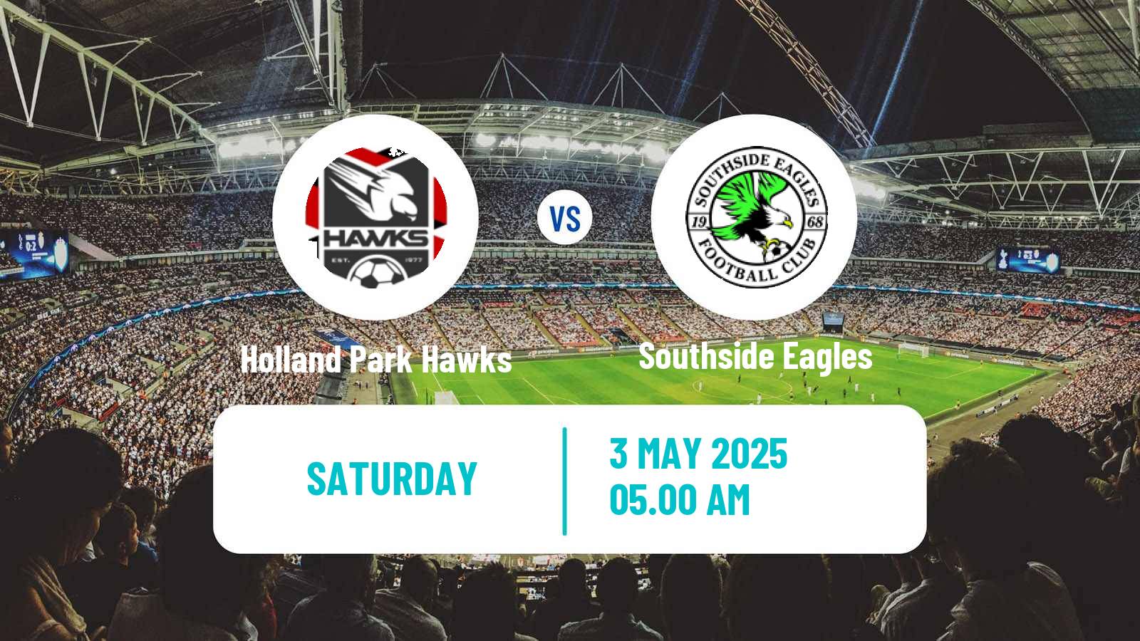 Soccer Australian Queensland Premier League Holland Park Hawks - Southside Eagles