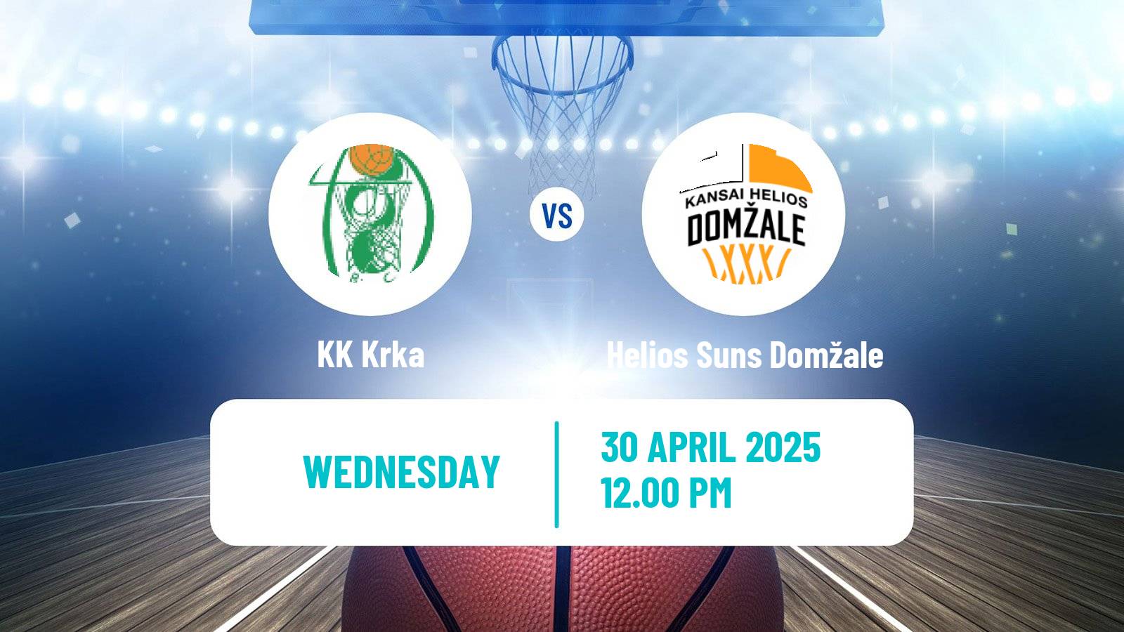Basketball Slovenian Liga Basketball Krka - Helios Suns Domžale