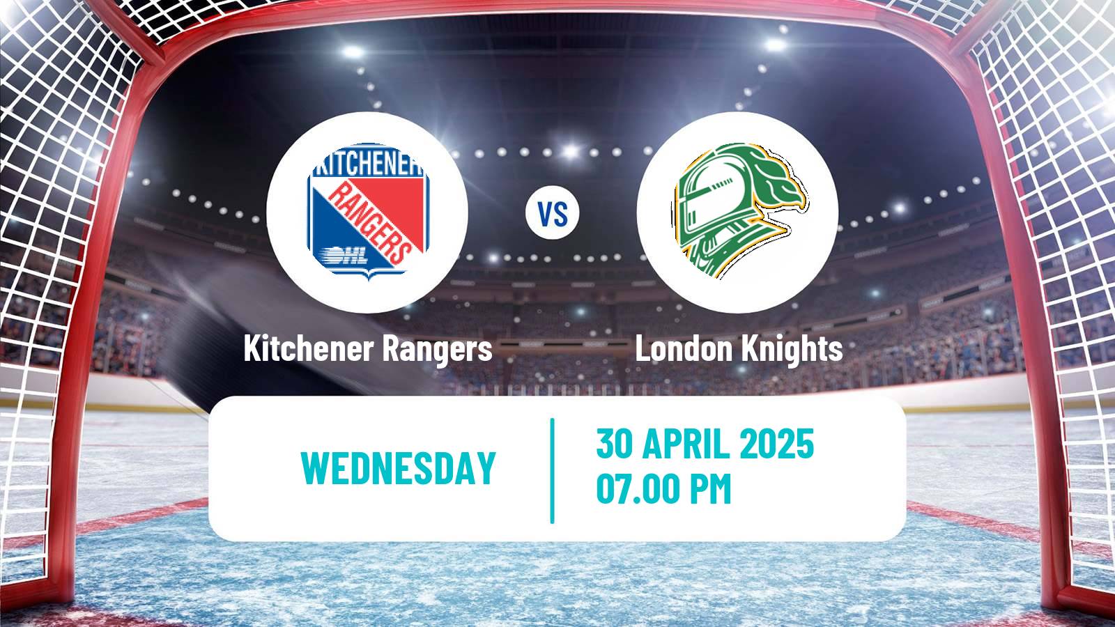 Hockey OHL Kitchener Rangers - London Knights