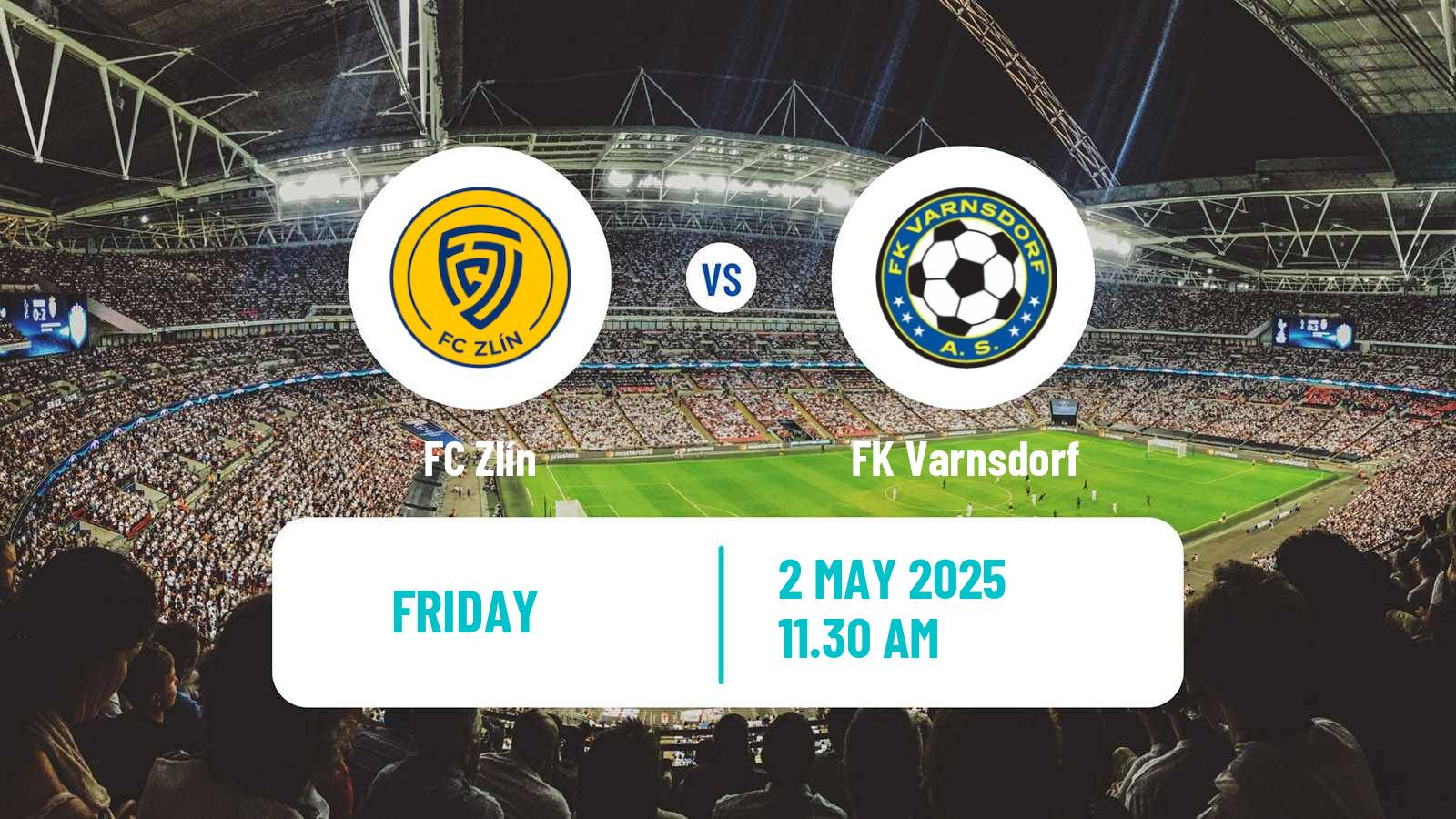 Soccer Czech Division 2 Zlín - Varnsdorf