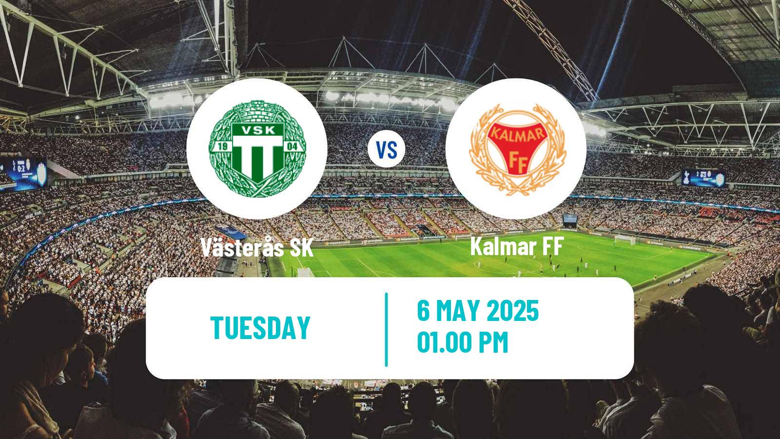 Soccer Swedish Superettan Västerås SK - Kalmar