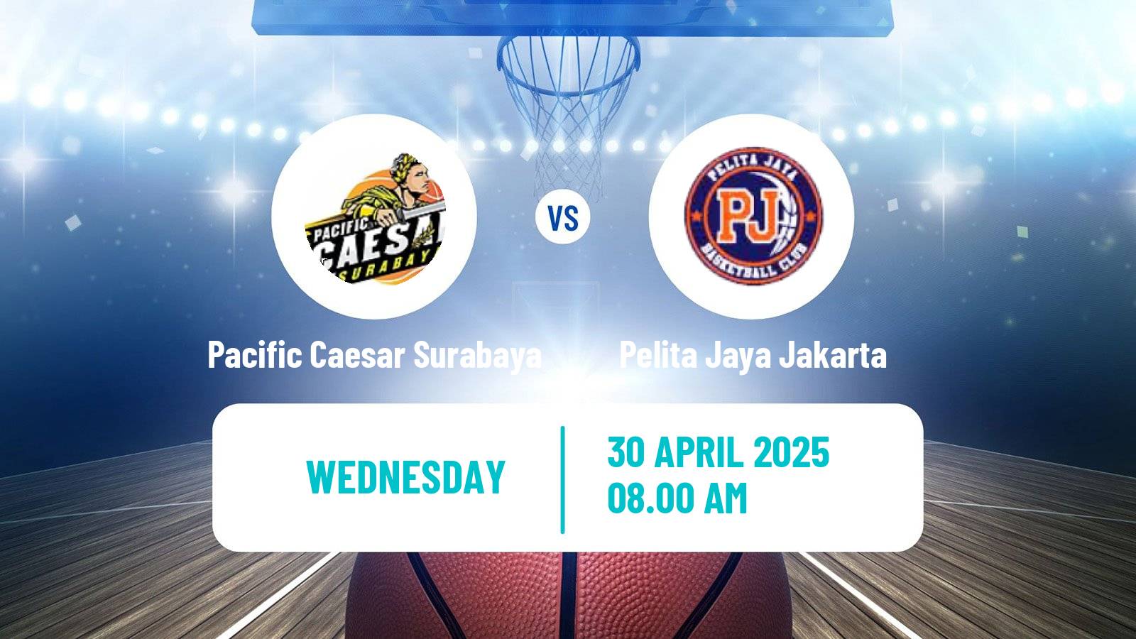 Basketball Indonesian IBL Pacific Caesar Surabaya - Pelita Jaya Jakarta
