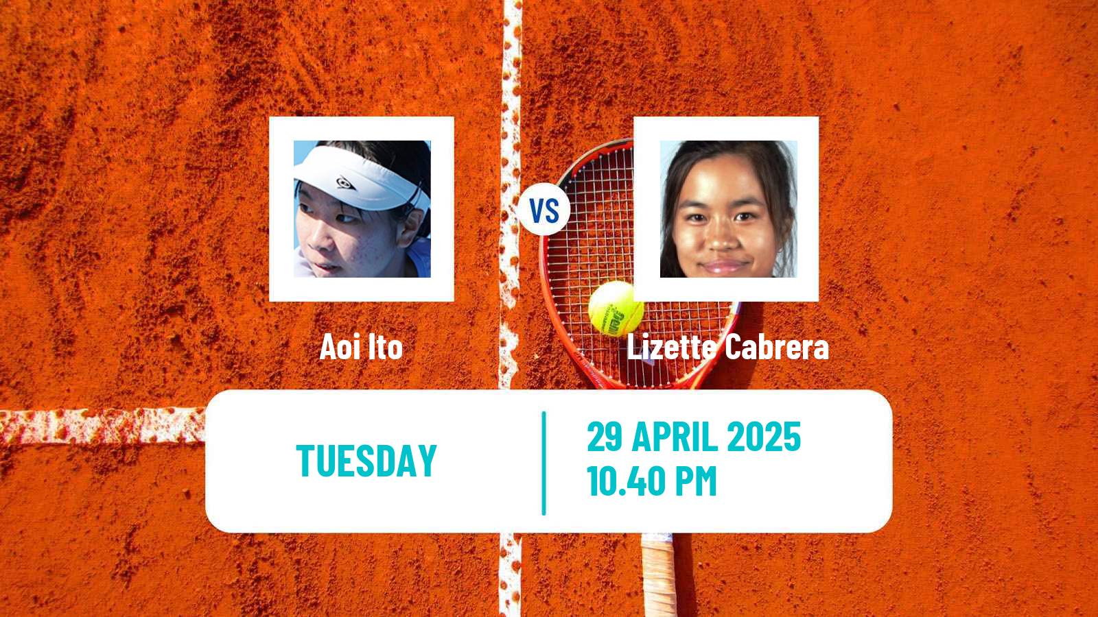 Tennis ITF W100 Gifu Women Aoi Ito - Lizette Cabrera