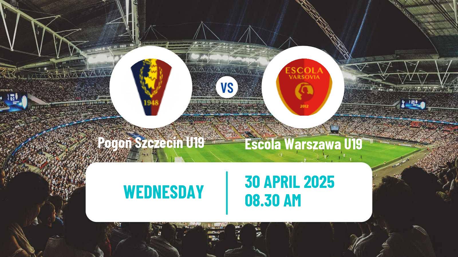 Soccer Polish Central Youth League Pogoń Szczecin U19 - Escola Warszawa U19