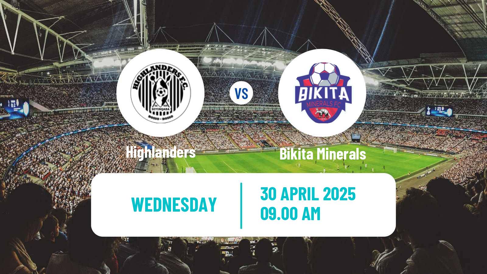Soccer Zimbabwe Premier League Highlanders - Bikita Minerals