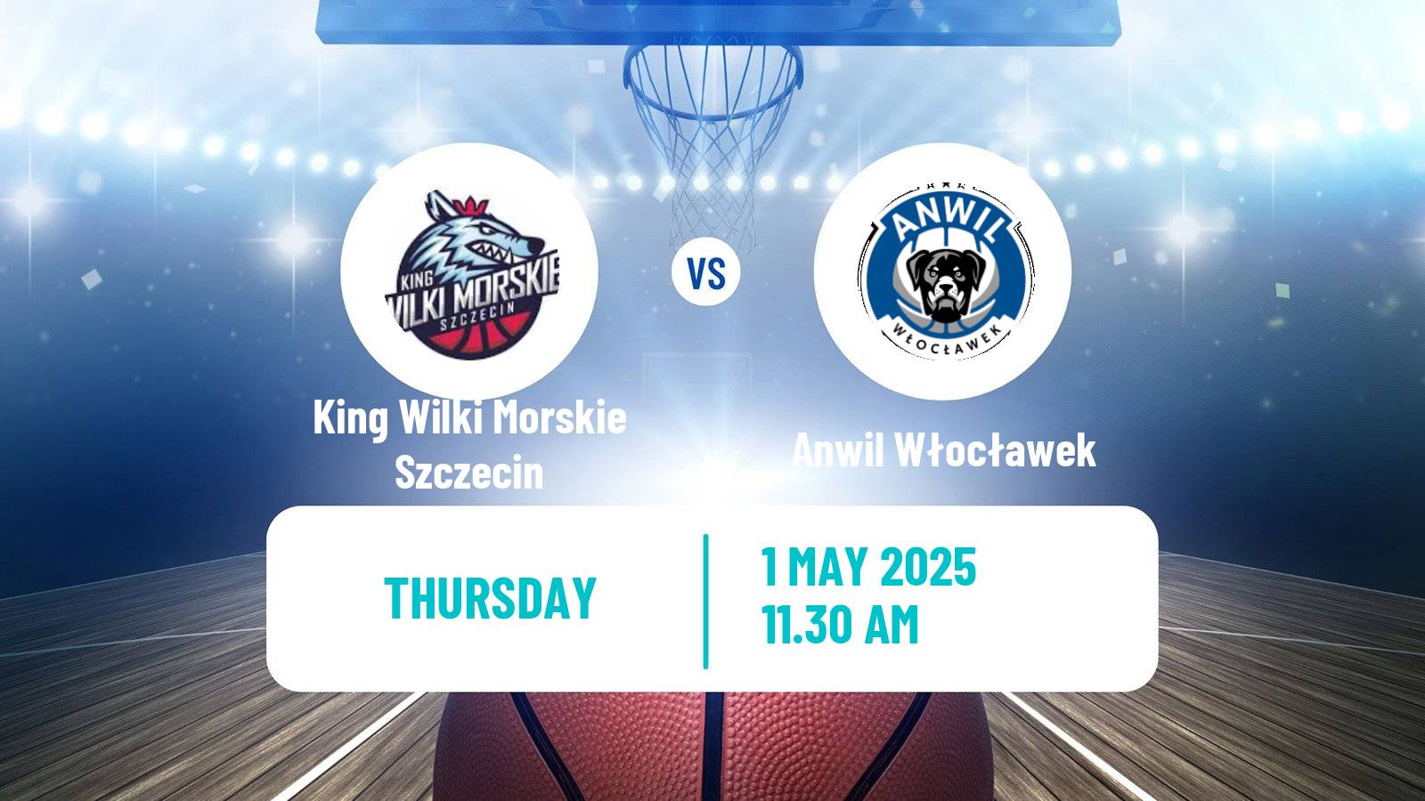 Basketball Polish Basket Liga King Wilki Morskie Szczecin - Anwil Włocławek