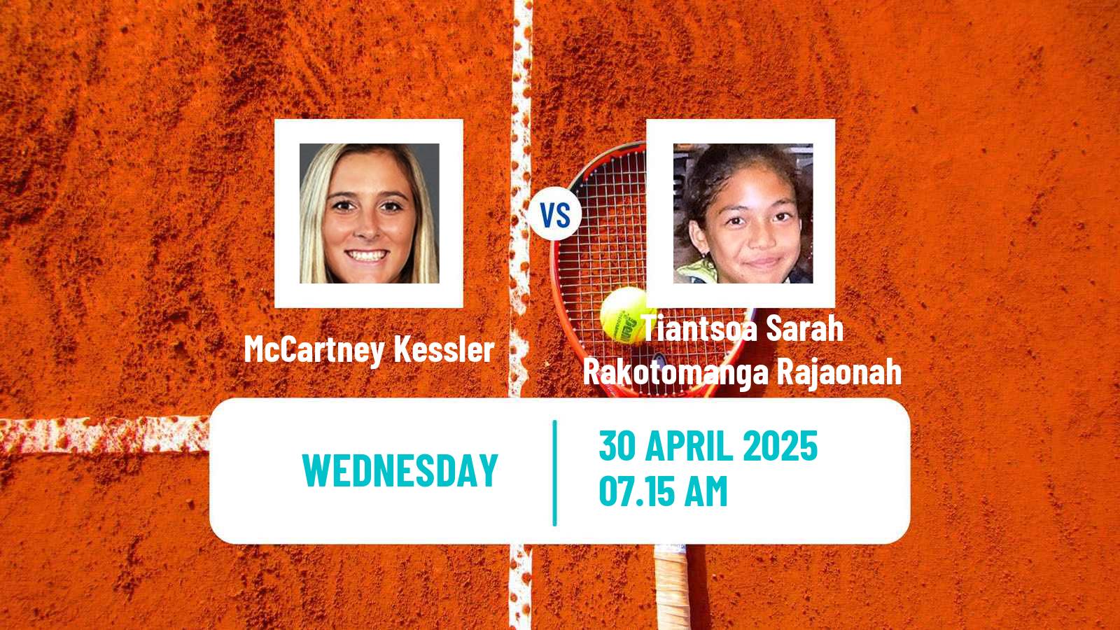 Tennis Saint Malo Challenger Women McCartney Kessler - Tiantsoa Sarah Rakotomanga Rajaonah