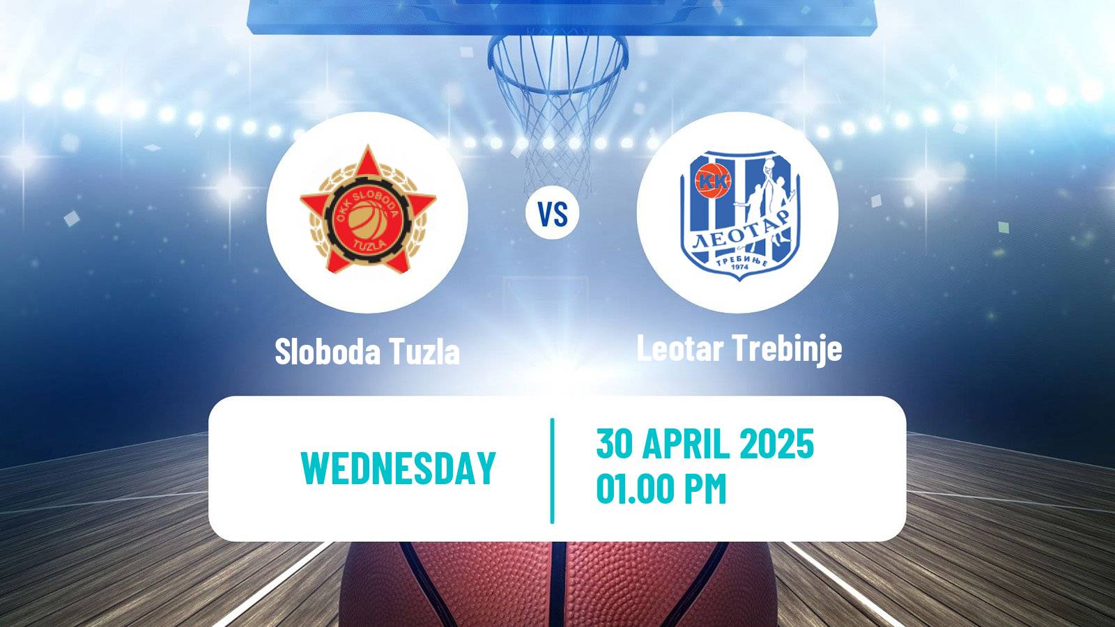 Basketball Bosnian Prvenstvo Basketball Sloboda Tuzla - Leotar Trebinje