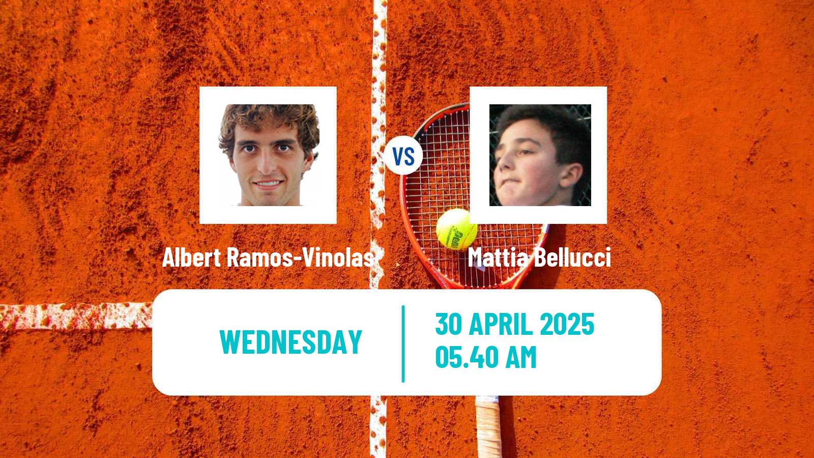 Tennis Aix En Provence Challenger Men Albert Ramos-Vinolas - Mattia Bellucci