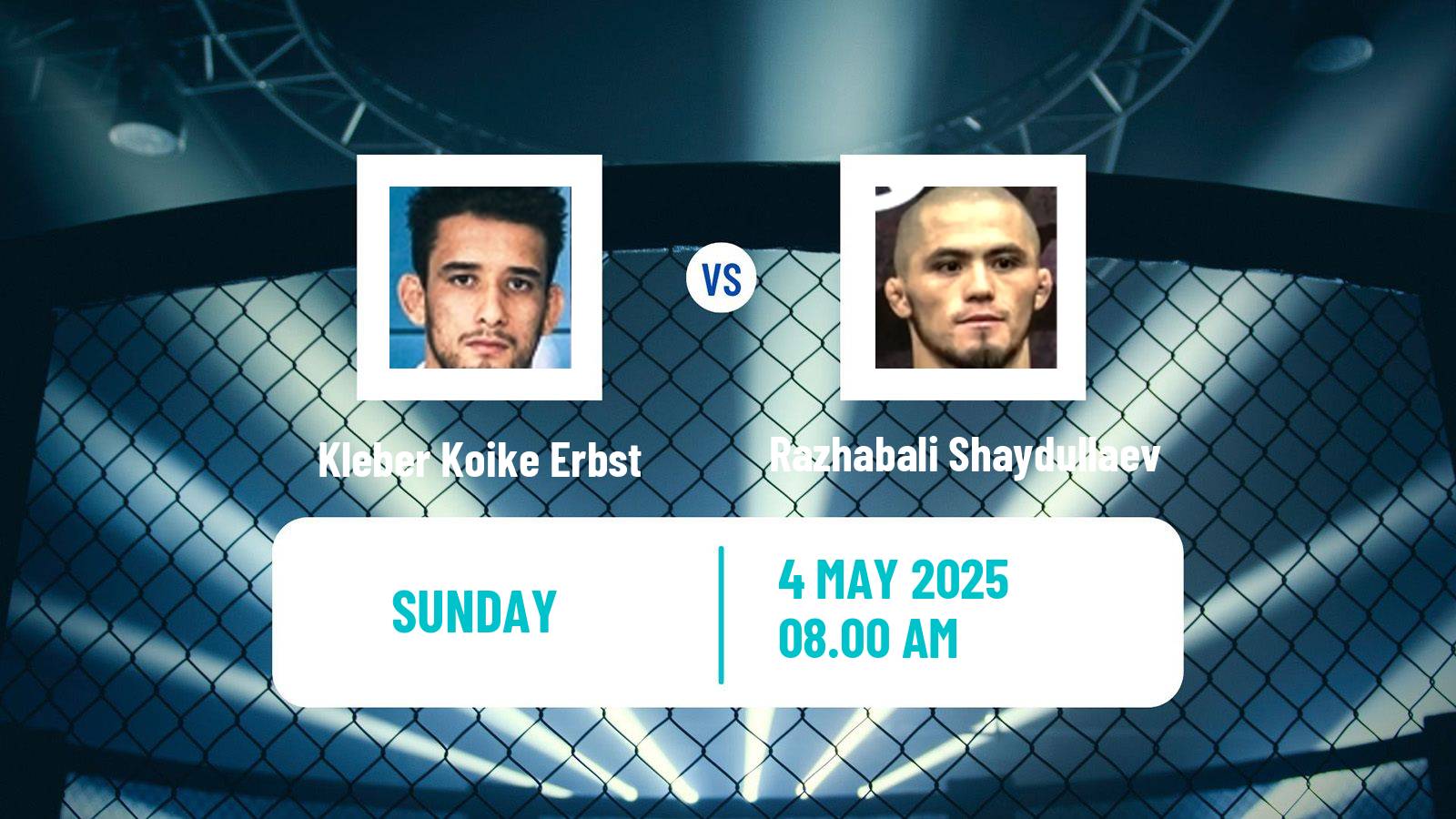MMA Featherweight Rizin Men Kleber Koike Erbst - Razhabali Shaydullaev