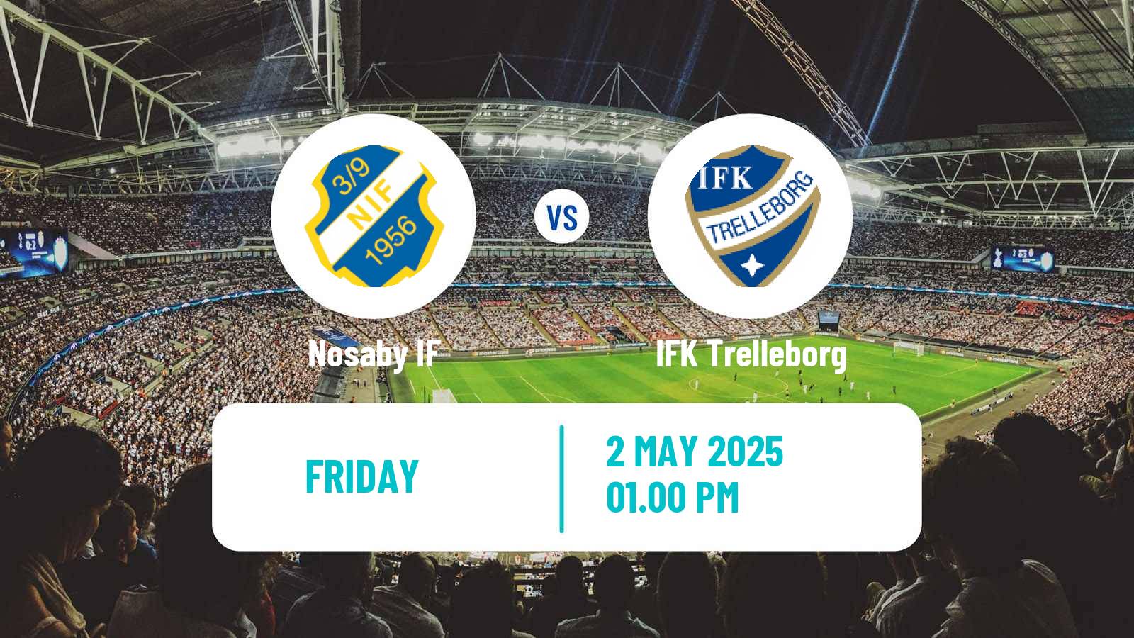 Soccer Swedish Division 2 - Södra Götaland Nosaby - IFK Trelleborg