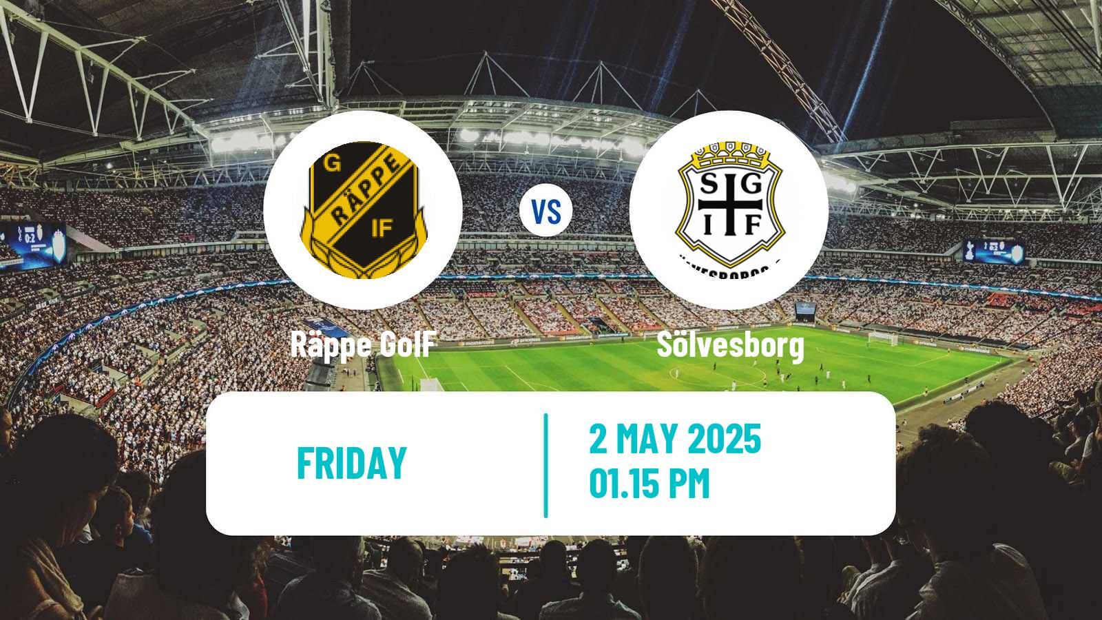 Soccer Swedish Division 2 - Södra Götaland Räppe GoIF - Sölvesborg