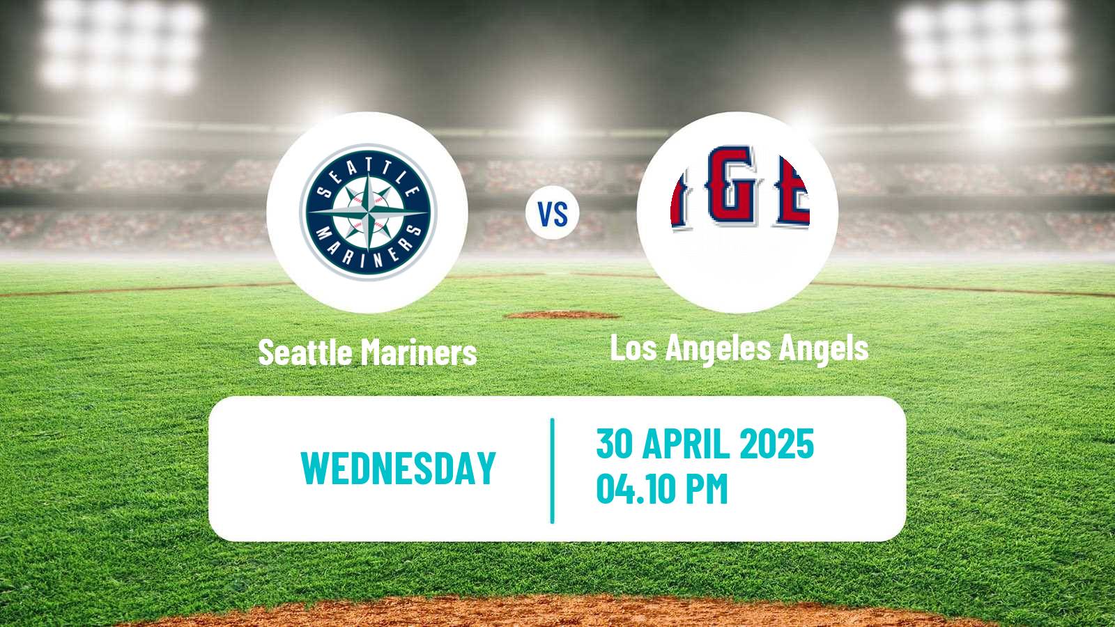Baseball MLB Seattle Mariners - Los Angeles Angels