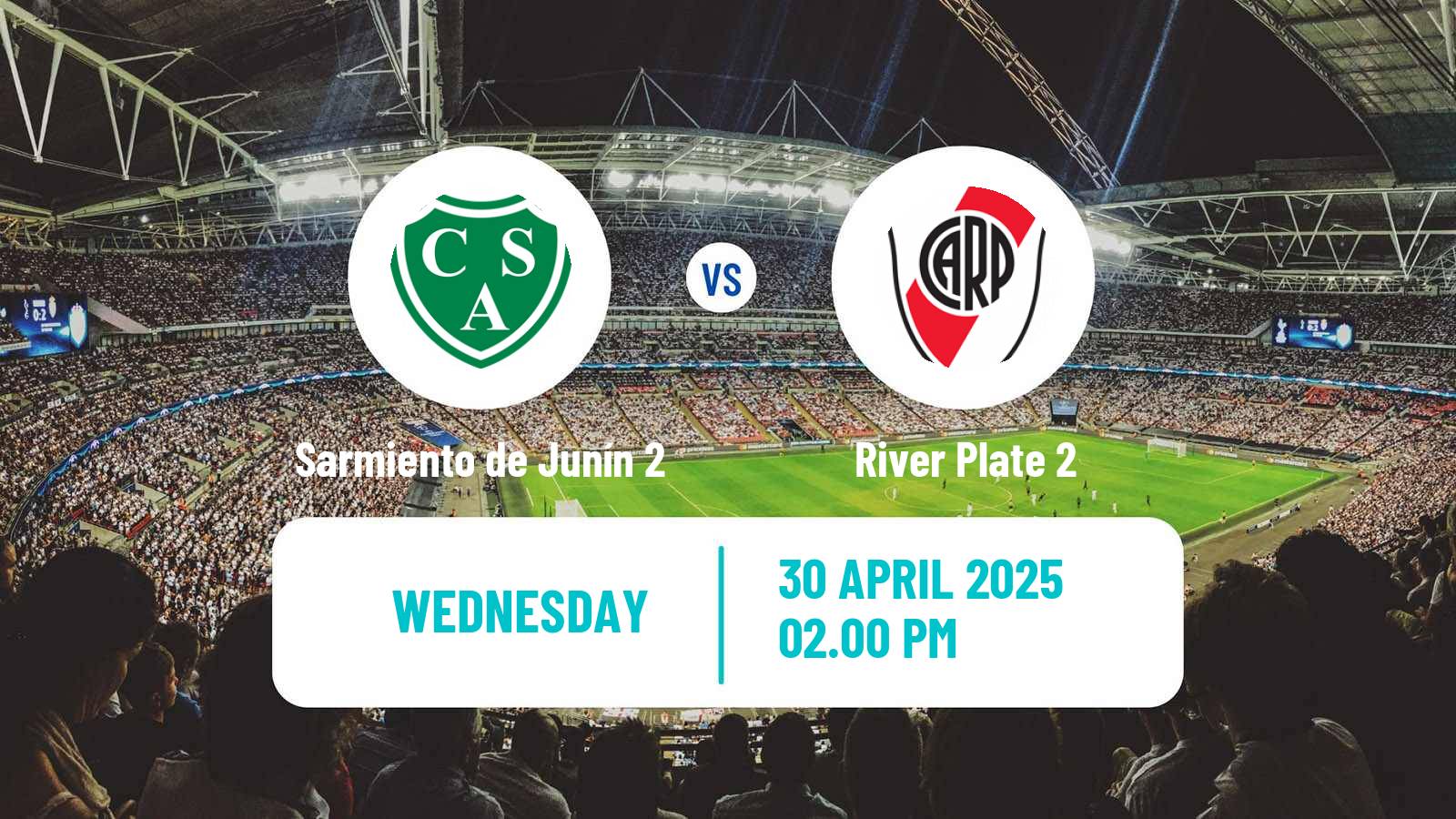 Soccer Argentinian Reserve League Sarmiento de Junín 2 - River Plate 2