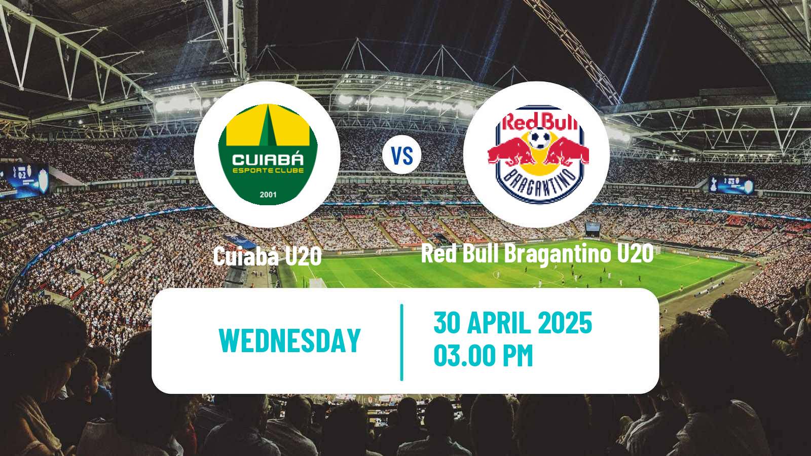 Soccer Brasileiro U20 Cuiabá U20 - Red Bull Bragantino U20