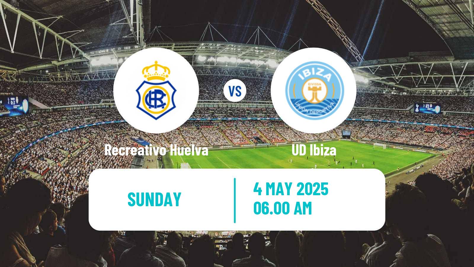 Soccer Spanish Primera RFEF Group 2 Recreativo Huelva - Ibiza