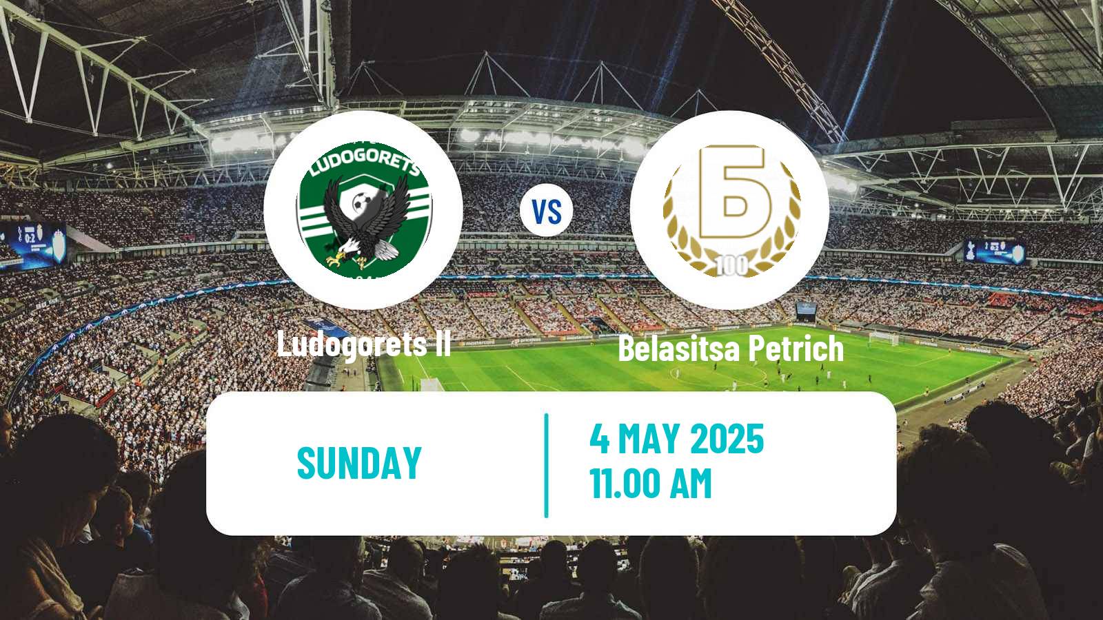 Soccer Bulgarian Vtora Liga Ludogorets II - Belasitsa Petrich