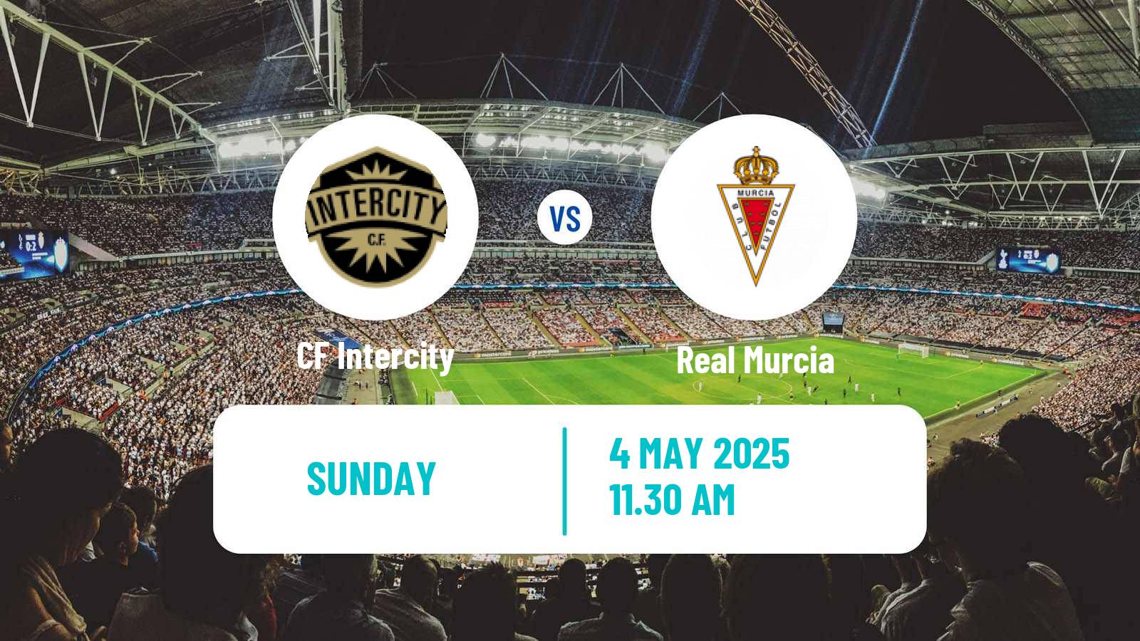 Soccer Spanish Primera RFEF Group 2 Intercity - Real Murcia