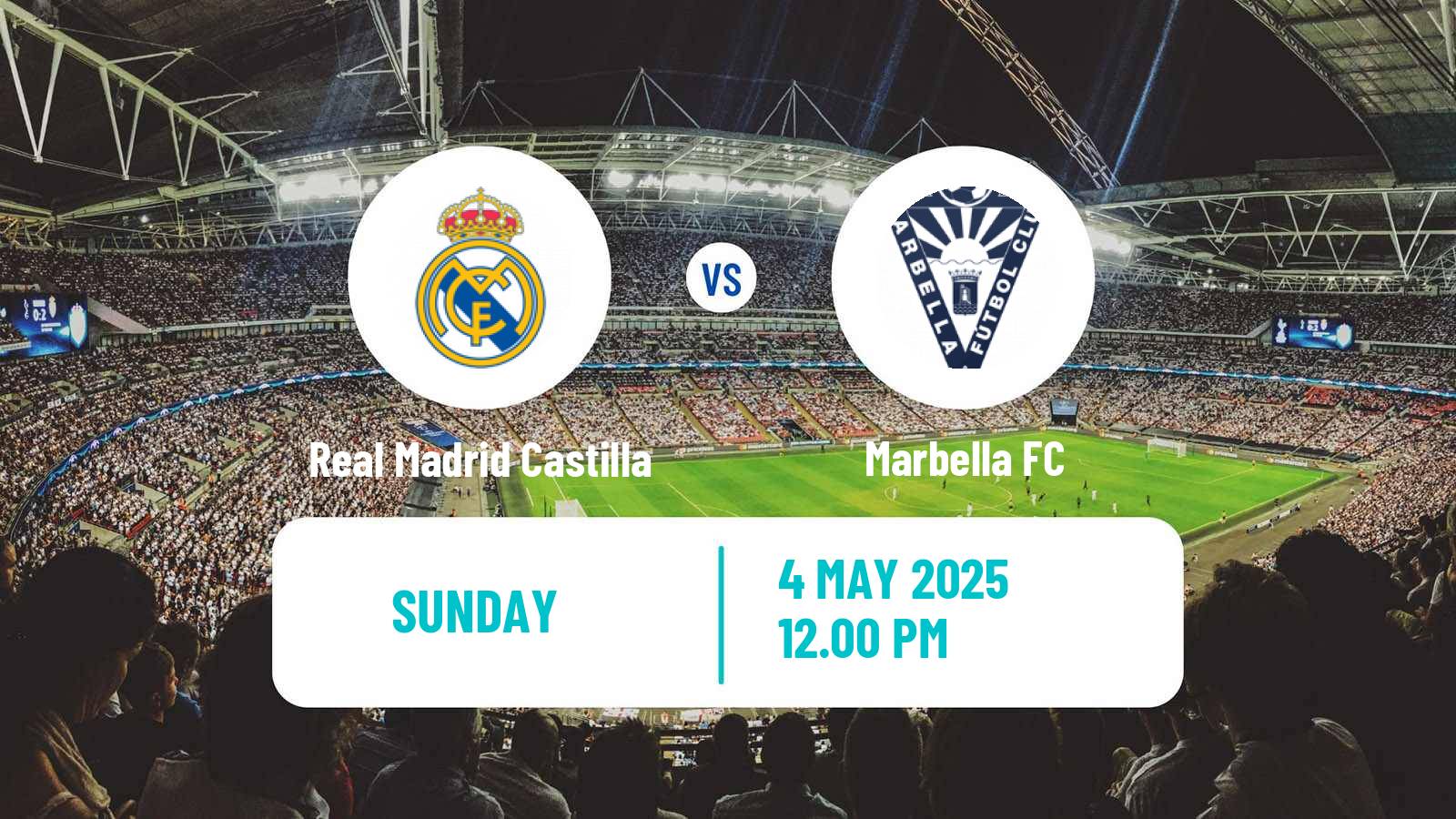 Soccer Spanish Primera RFEF Group 2 Real Madrid Castilla - Marbella