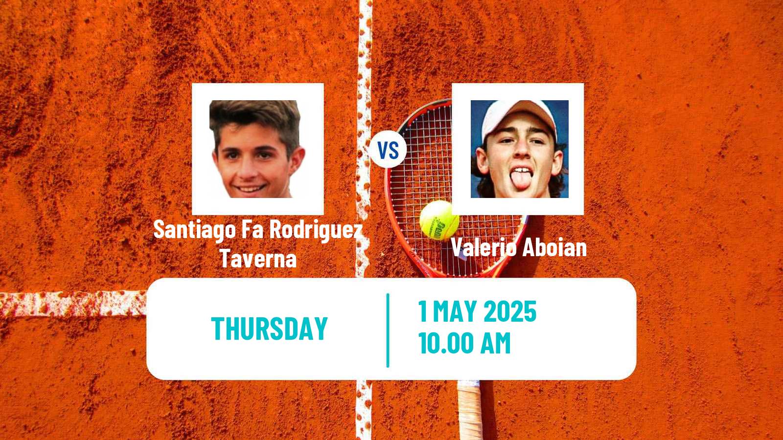 Tennis Porto Alegre Challenger Men Santiago Fa Rodriguez Taverna - Valerio Aboian