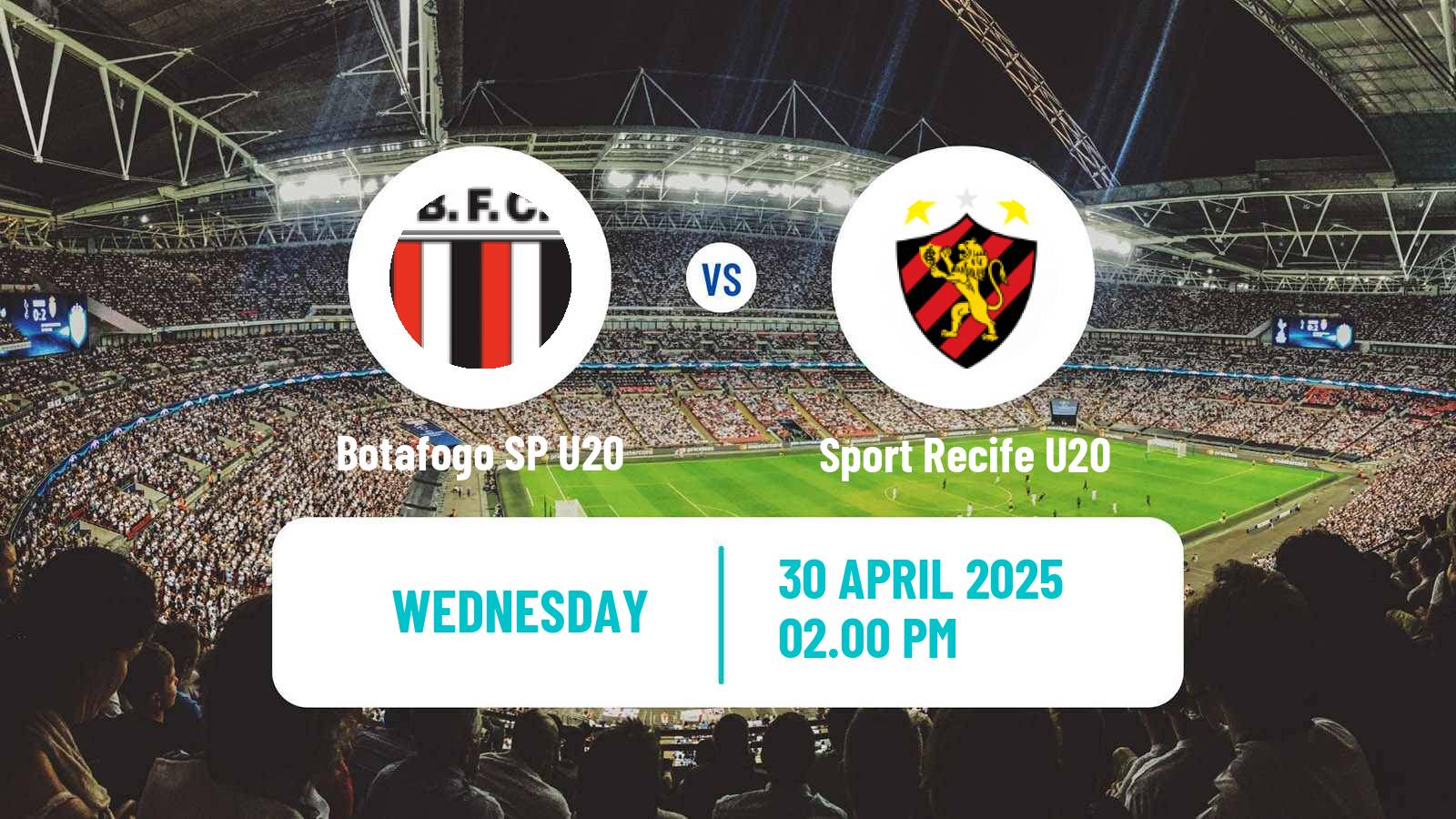 Soccer Brasileiro U20 B Botafogo SP U20 - Sport Recife U20