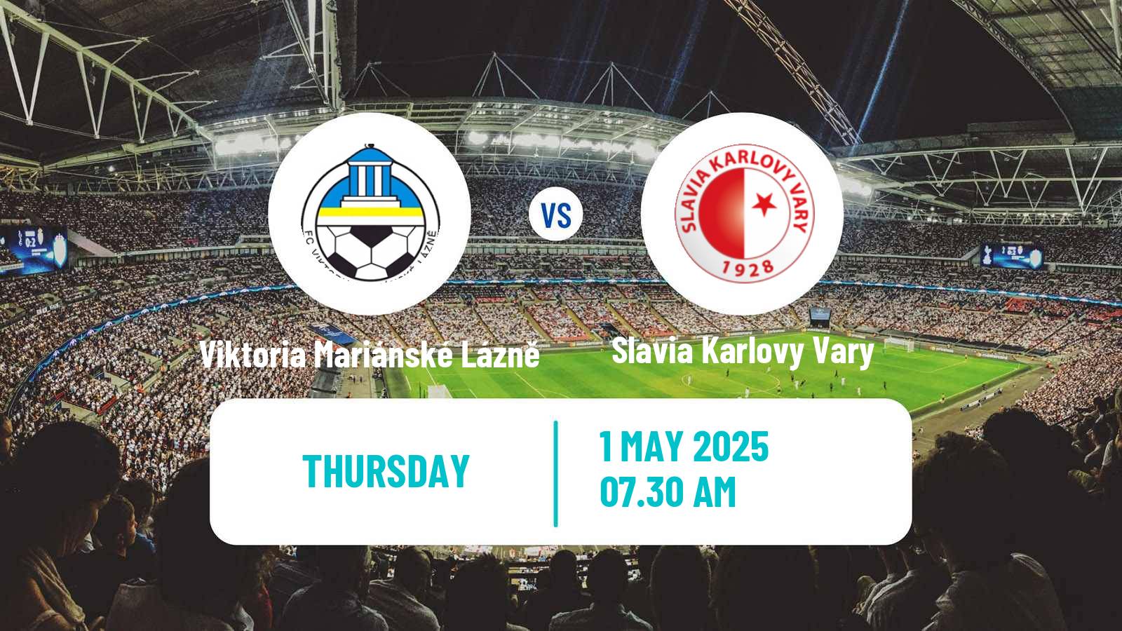 Soccer Czech Division B Viktoria Mariánské Lázně - Slavia Karlovy Vary