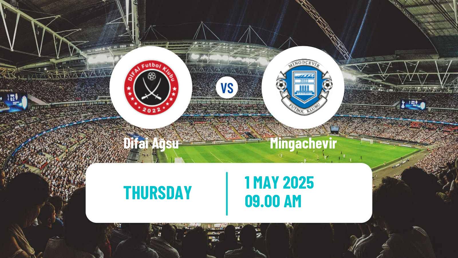 Soccer Azerbaijan First Division Difai Ağsu - Mingachevir