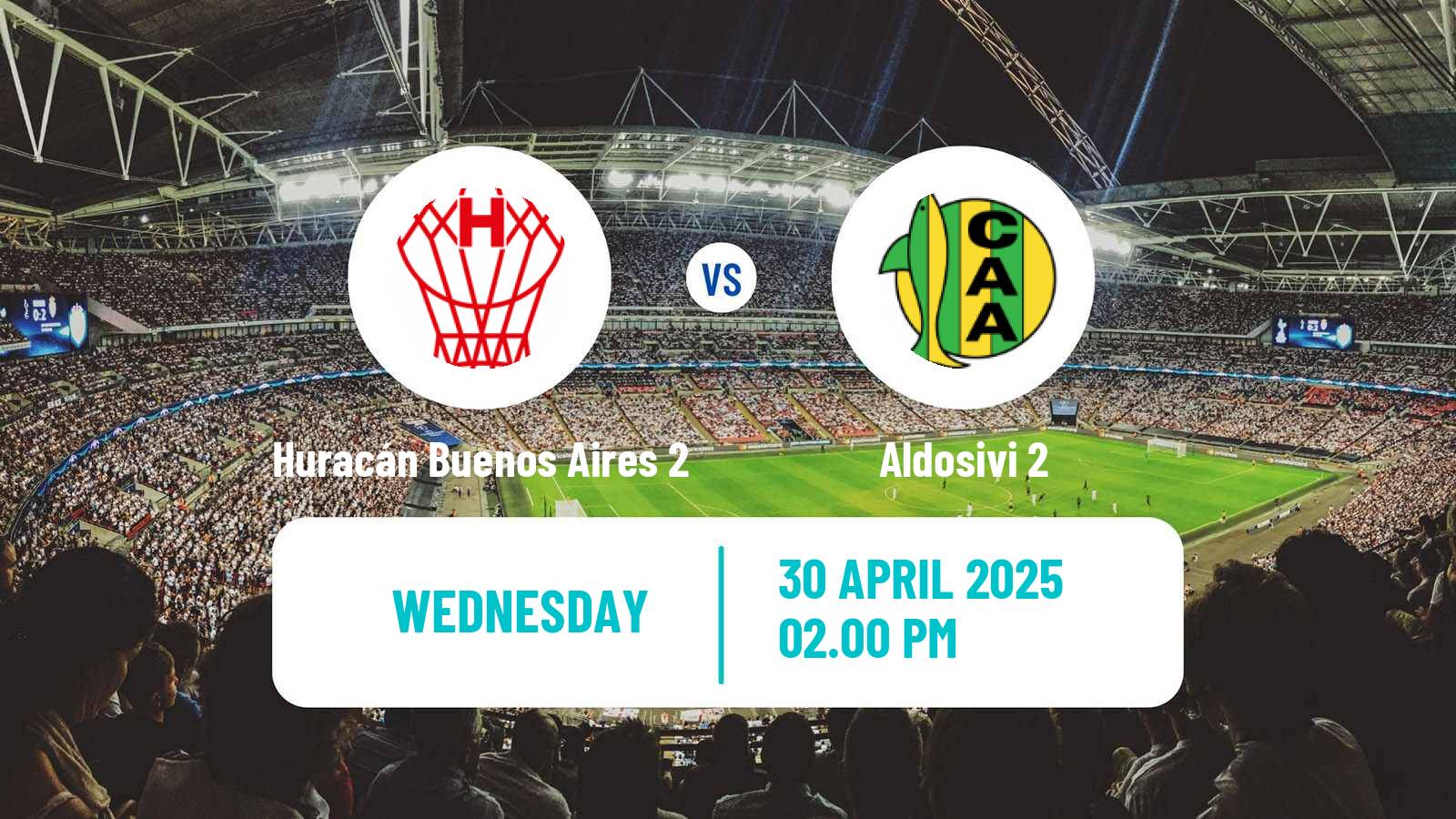 Soccer Argentinian Reserve League Huracán Buenos Aires 2 - Aldosivi 2