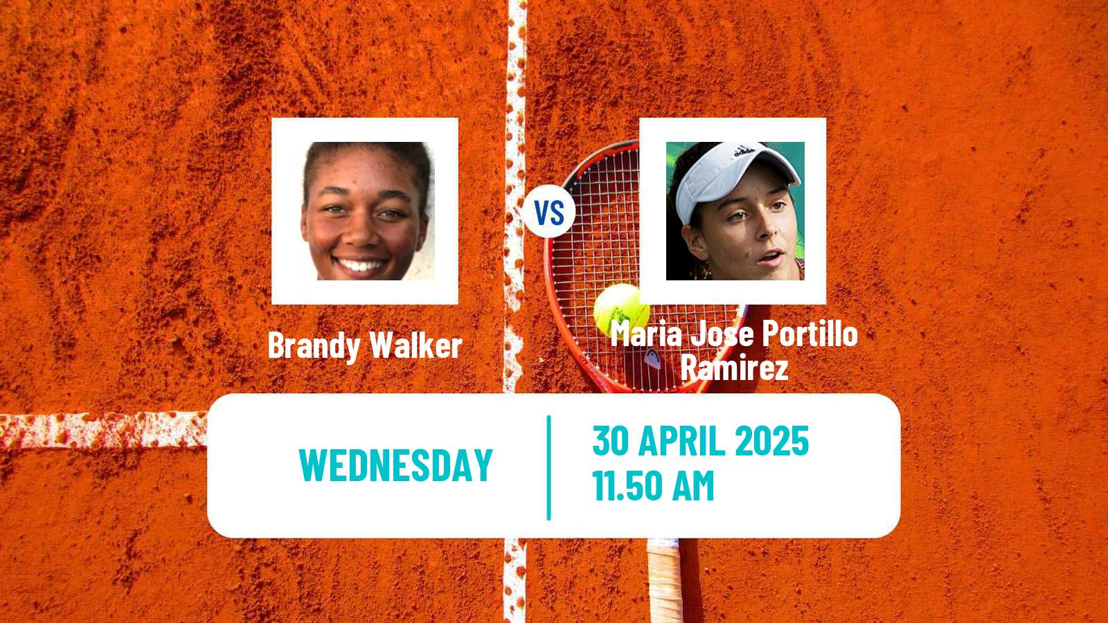 Tennis ITF W35 Boca Raton Fl 3 Women Brandy Walker - Maria Jose Portillo Ramirez
