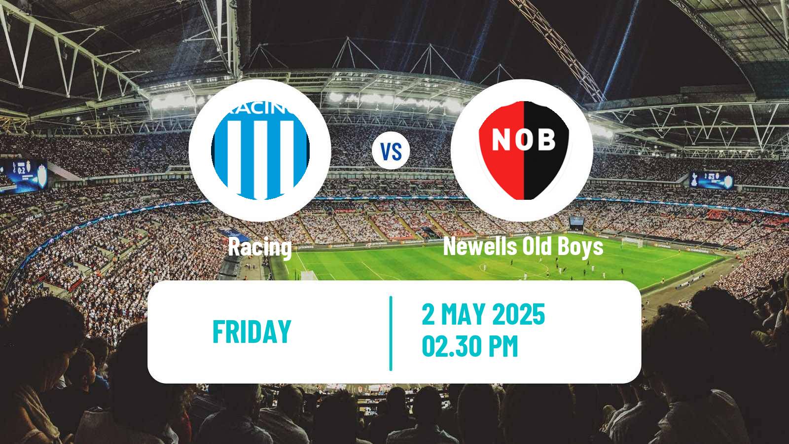 Soccer Argentinian Liga Profesional Racing - Newells Old Boys