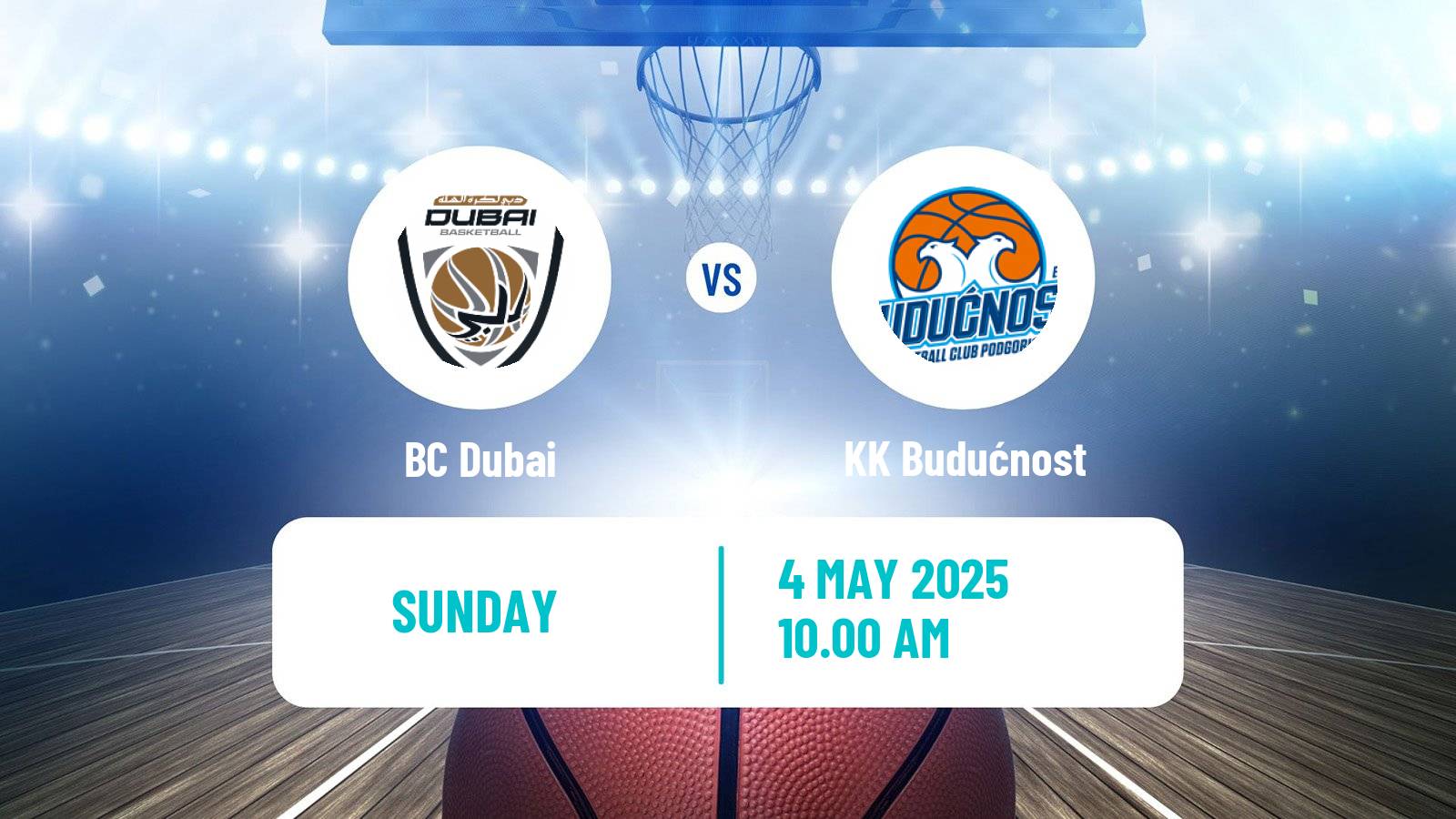 Basketball Adriatic League Dubai - KK Budućnost