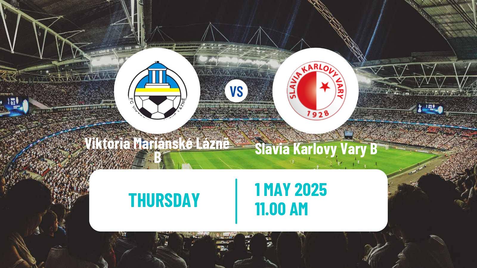 Soccer Czech Karlovarsky KP Viktoria Mariánské Lázně B - Slavia Karlovy Vary B